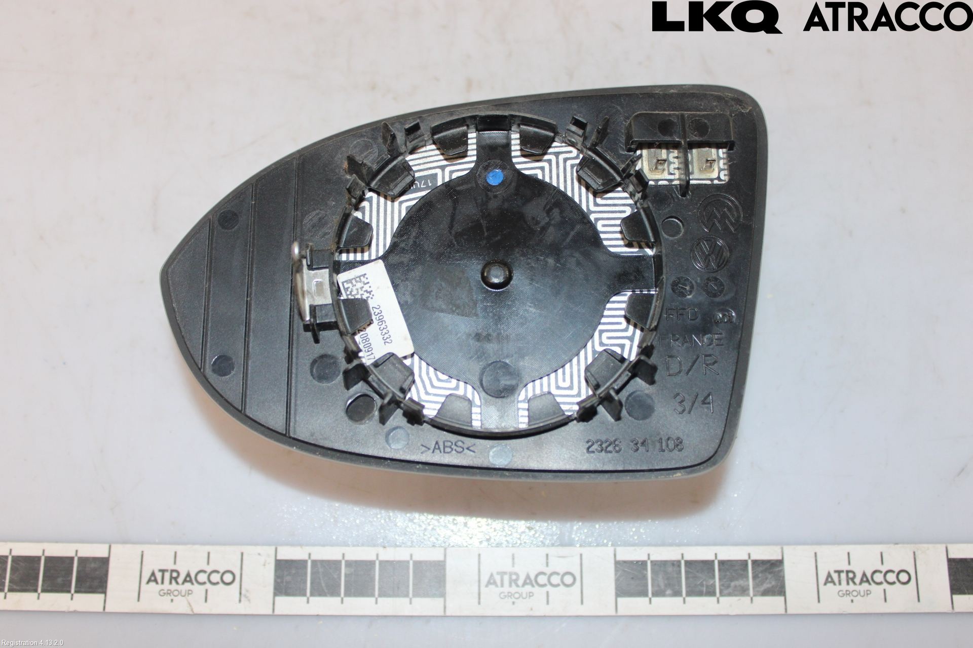 Volkswagen VW PASSAT 15-19 Spegelglas Hö