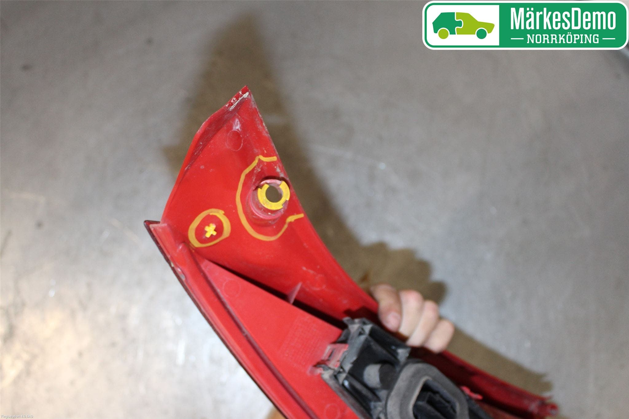 Citroen C3 -04 Bakljus Höger