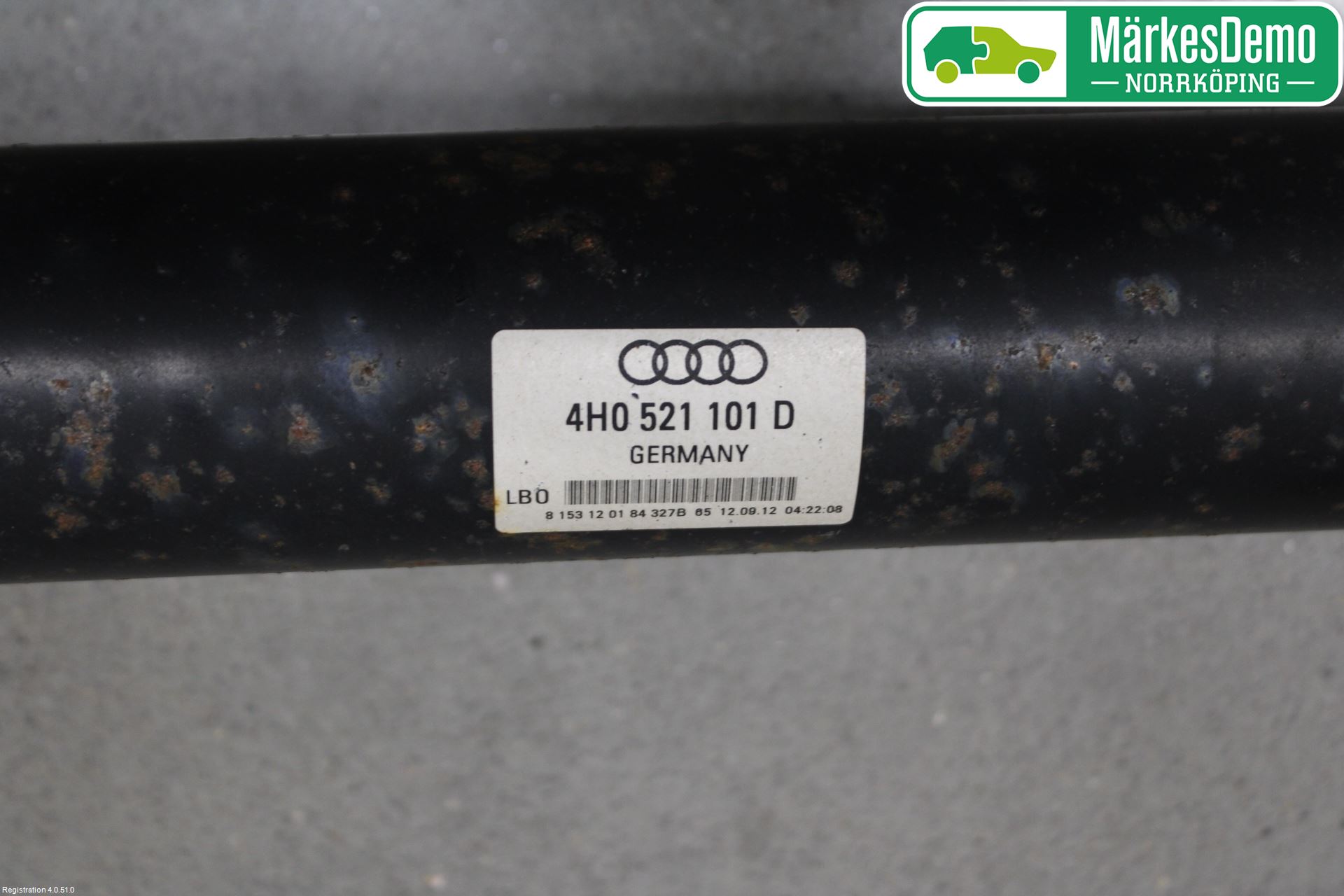 Audi A8/S8 4H 10-17 Mellanaxel Komp