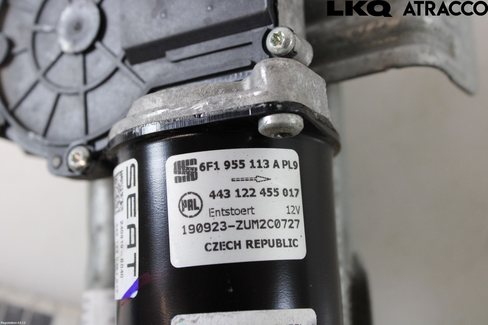 Seat ARONA Torkarmekanism Vindruta