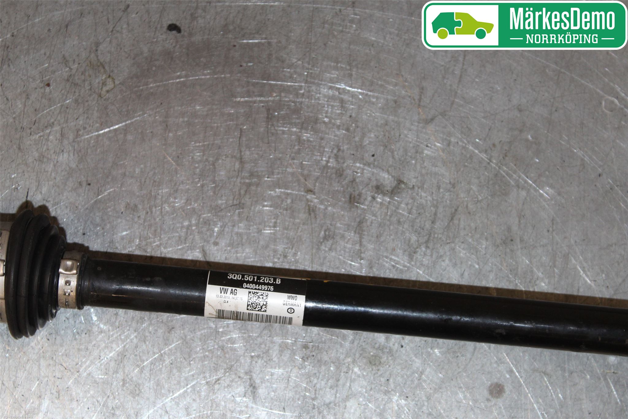 Skoda SUPERB 16-24 Drivaxel Bak Vänster