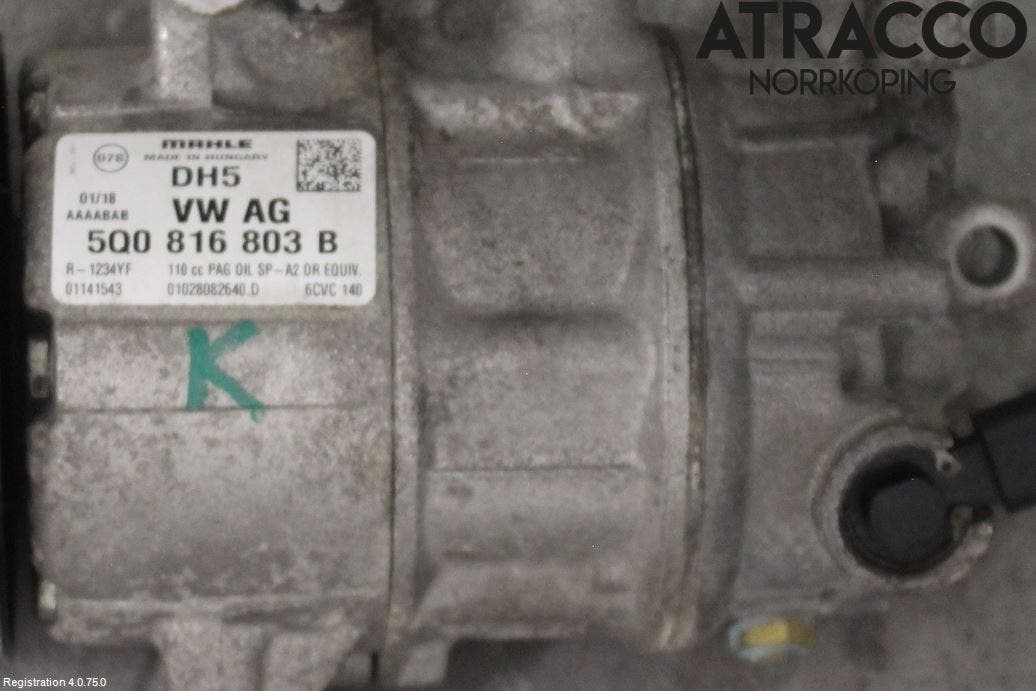 Volkswagen VW GOLF / E-GOLF VII 13-20 Ac Kompressor