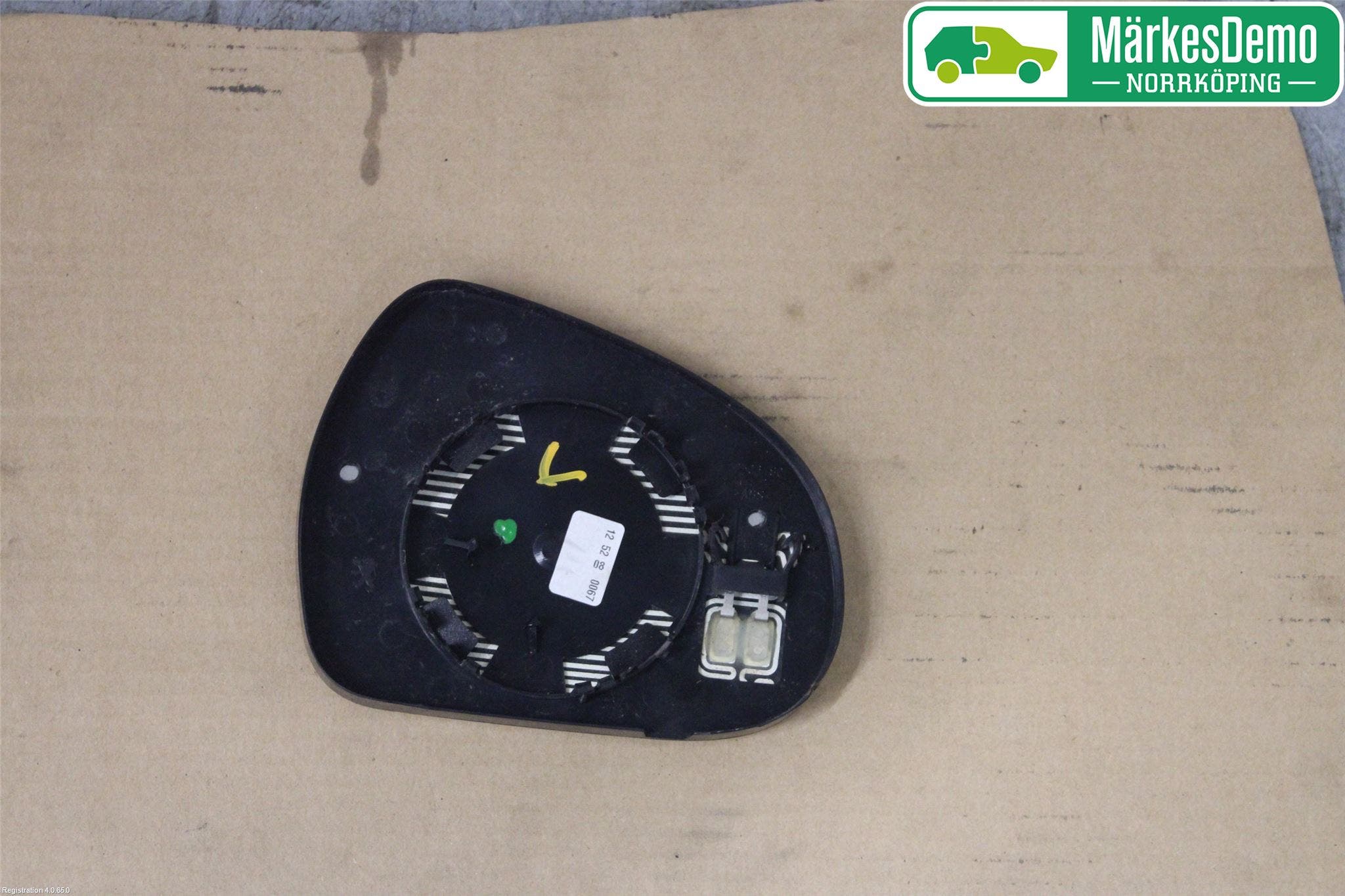 Peugeot 308 08-13 Spegelglas Vä