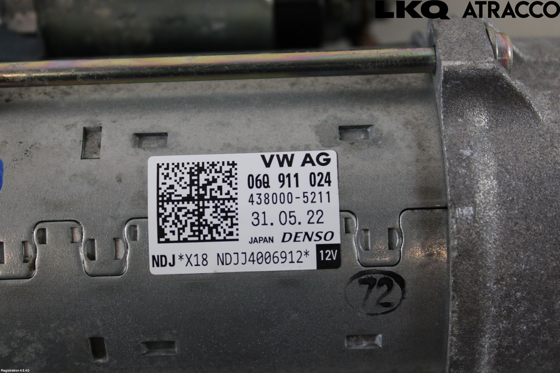 Audi A4/S4 B9 20- Startmotor