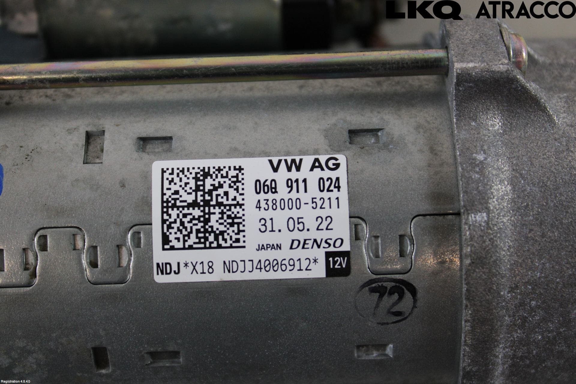 Audi A4/S4 B9 20- Startmotor