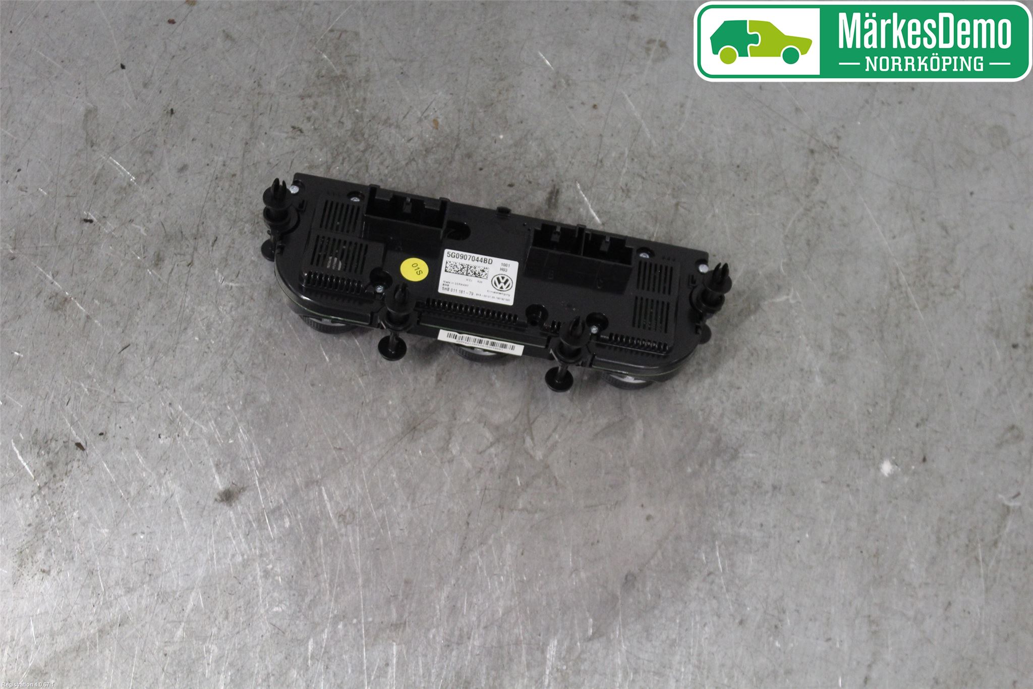 Volkswagen VW GOLF / E-GOLF VII 13-20 Värmereglage