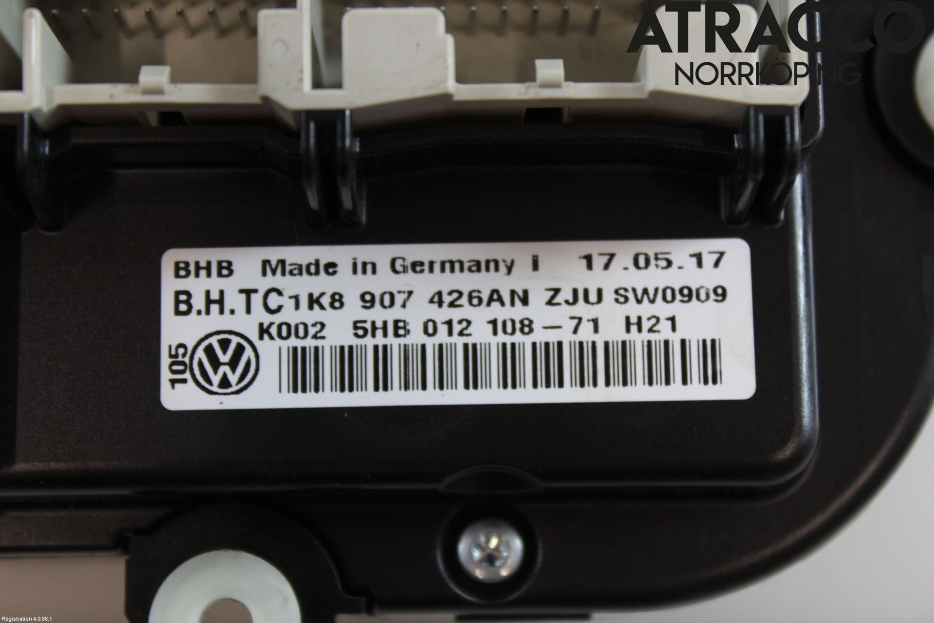 Volkswagen VW CADDY 16-20 Värmereglage