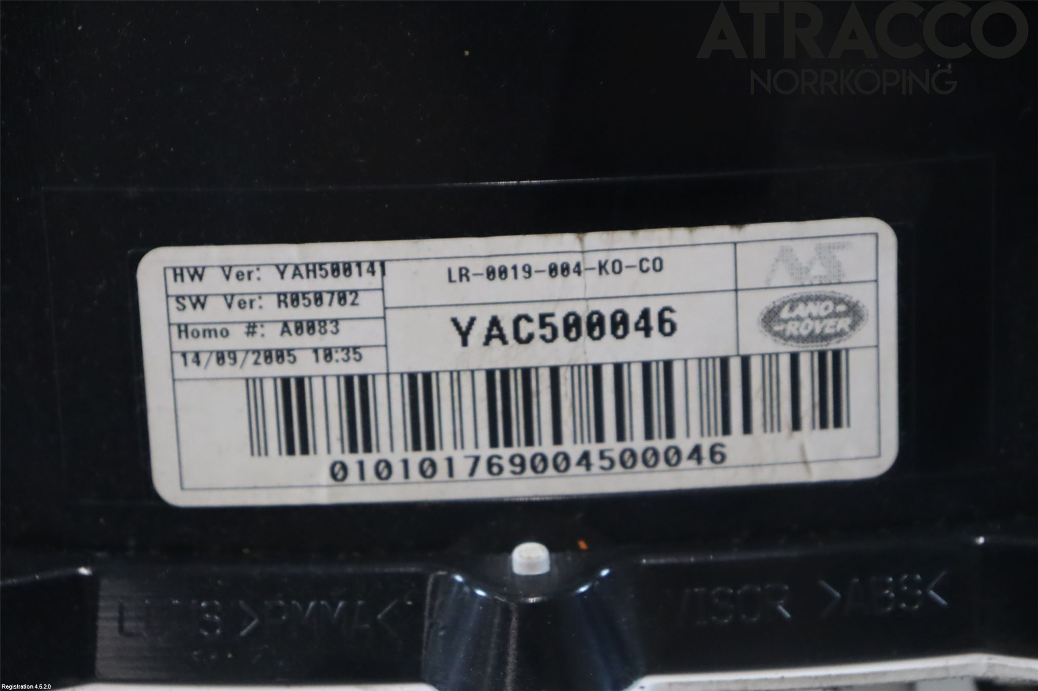 Landrover LAND ROVER DISCOVERY 3 05-09 Instrument Komb