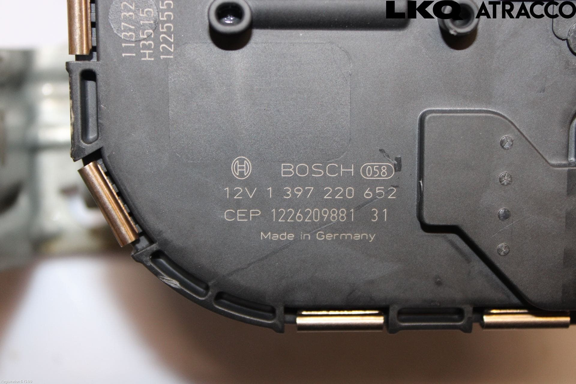 Volkswagen VW GOLF PLUS/CROSS GOLF 04-14 Torkarmekanism Vindruta