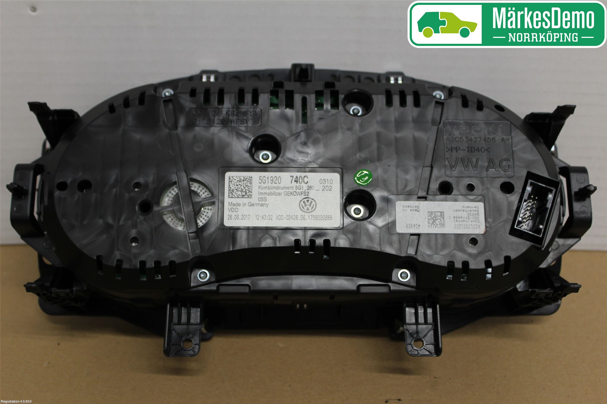 Volkswagen VW GOLF / E-GOLF VII 13-20 Instrument Komb