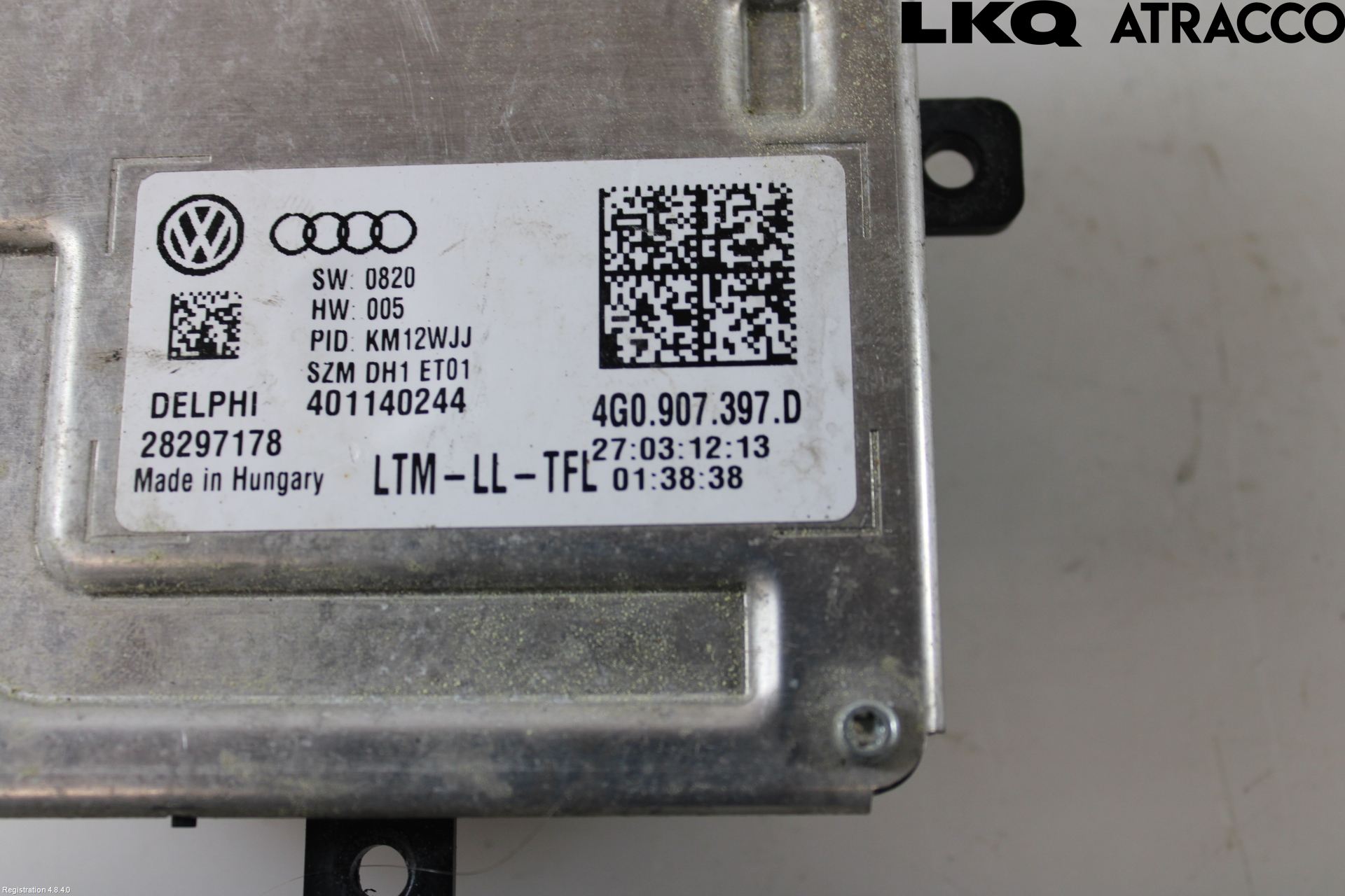 Audi A6/S6 4G 11-18 Styrenhet Strålkastare