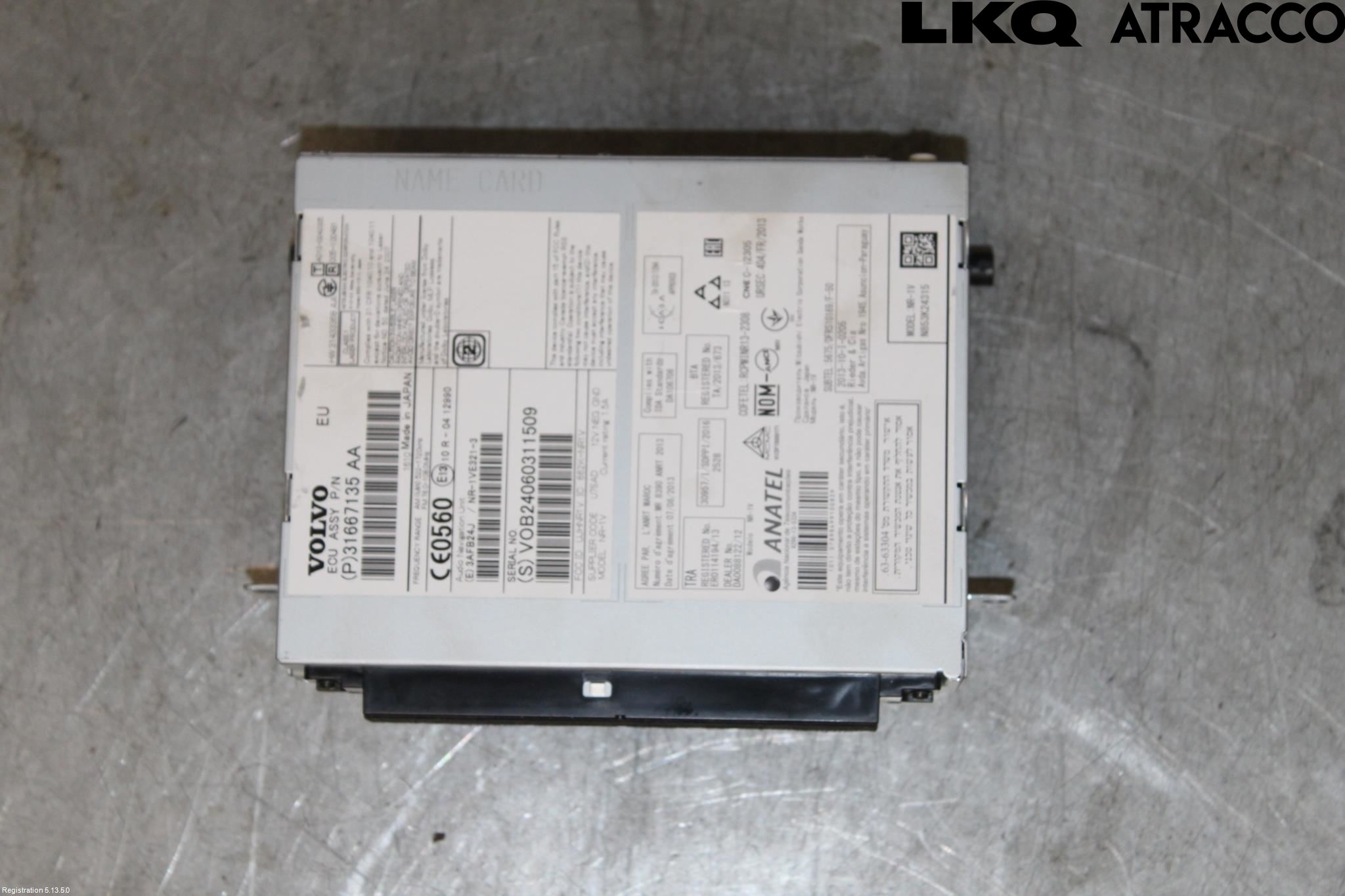 Volvo S60 14-18 Cd Radio - Multimediapanel
