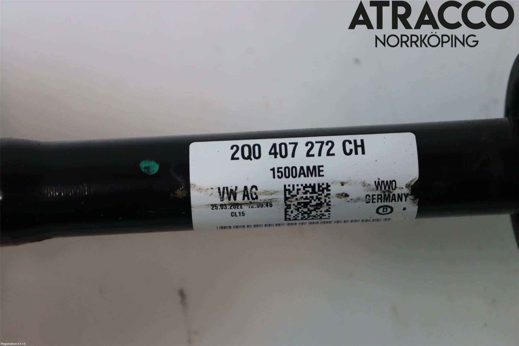 Audi A1 19- Drivaxel Fram Höger