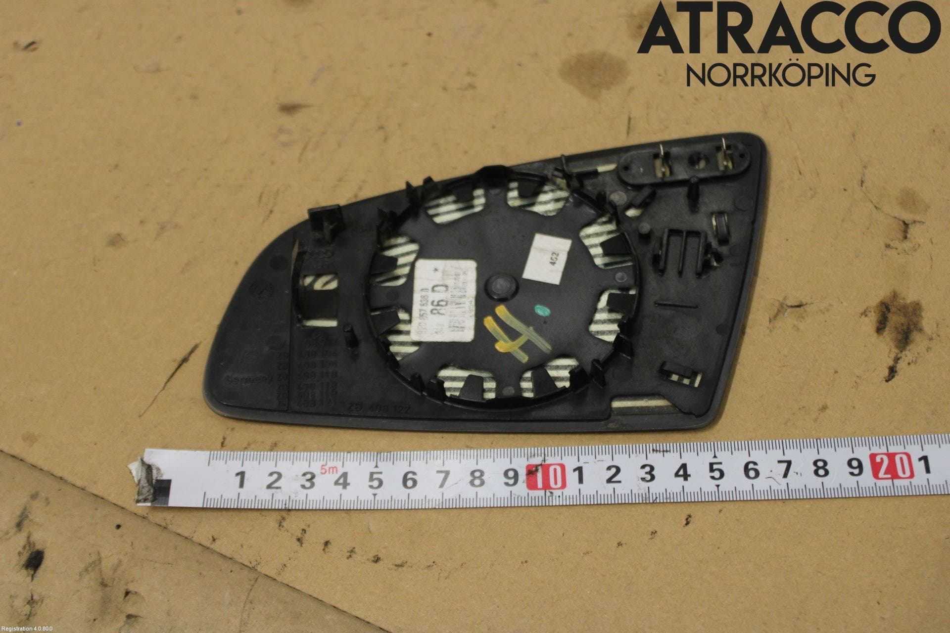 Audi A4/S4 05-07 Spegelglas Hö