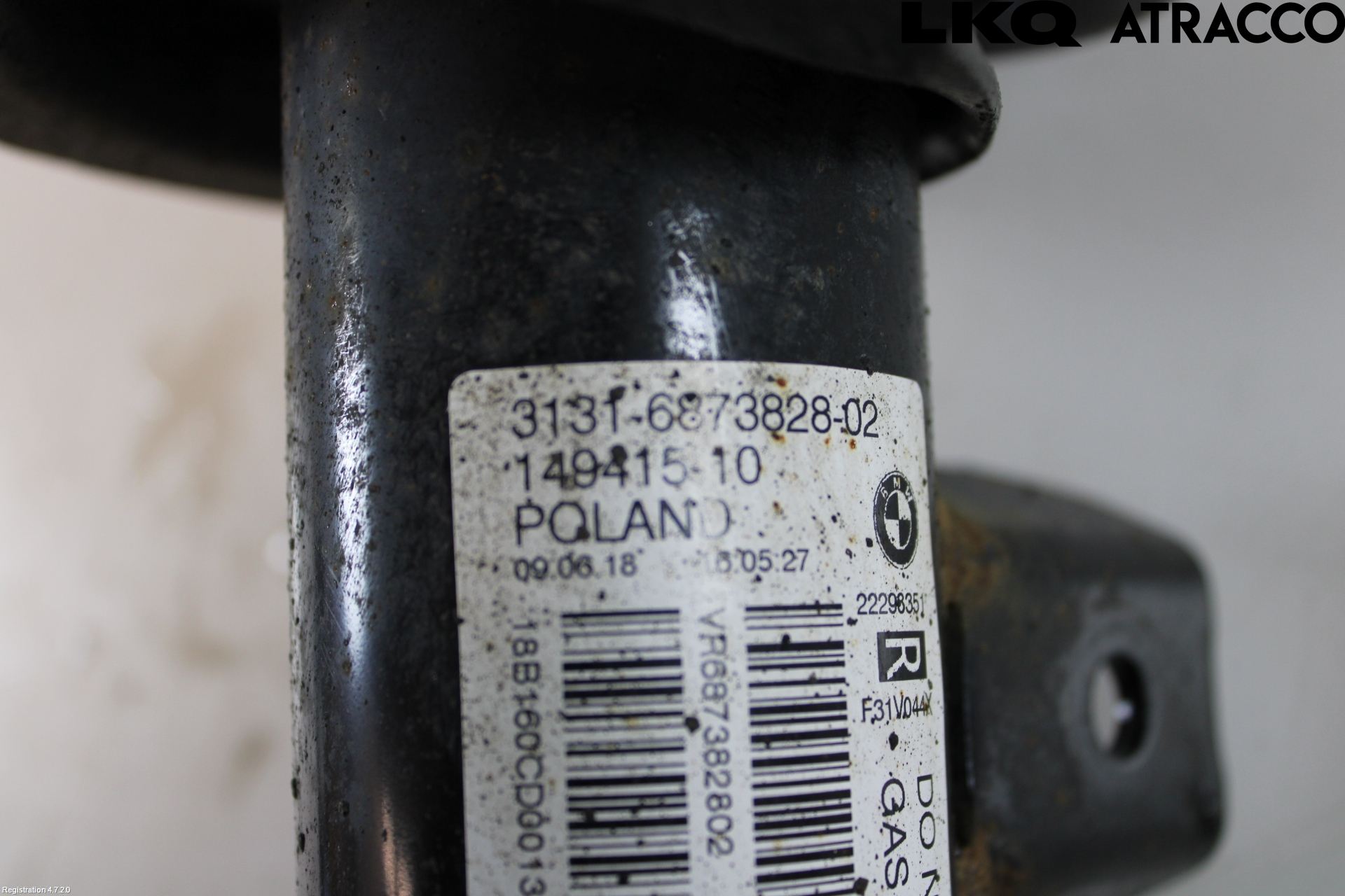 BMW 3 F30/F31/F80 12-19 Fjäderben Fram Höger