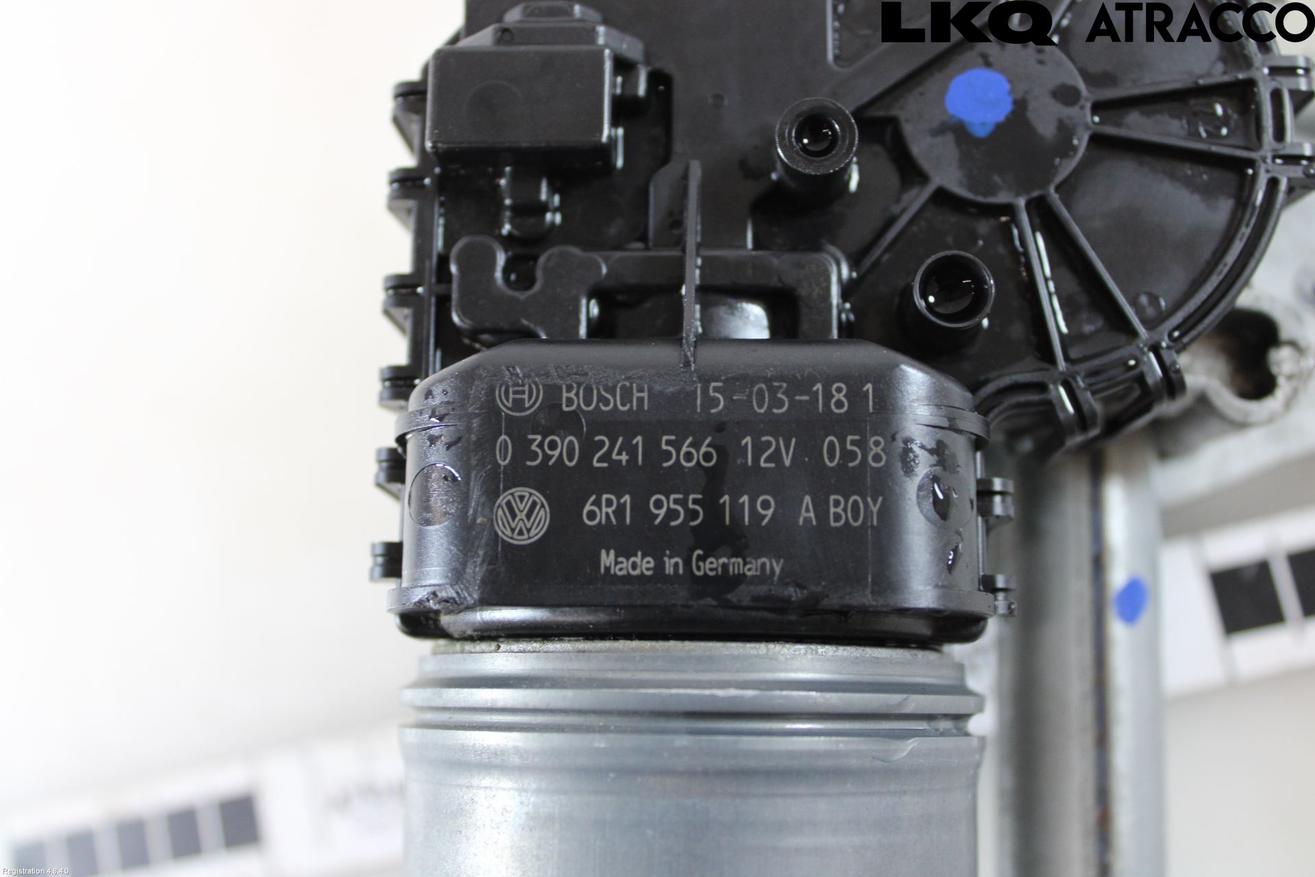 Volkswagen VW UP! / E-UP! Torkarmekanism Vindruta