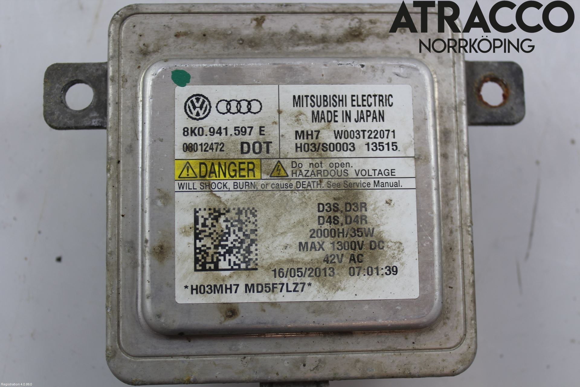 Audi A4 12-15 Styrenhet Strålkastare