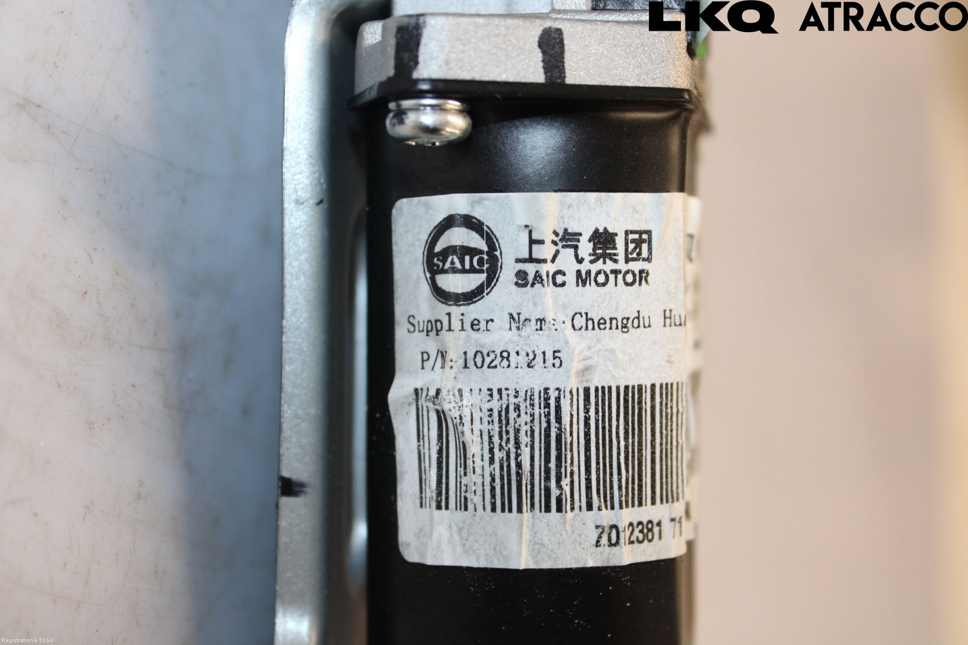 MG MARVEL R 22- Torkarmotor Baklucka
