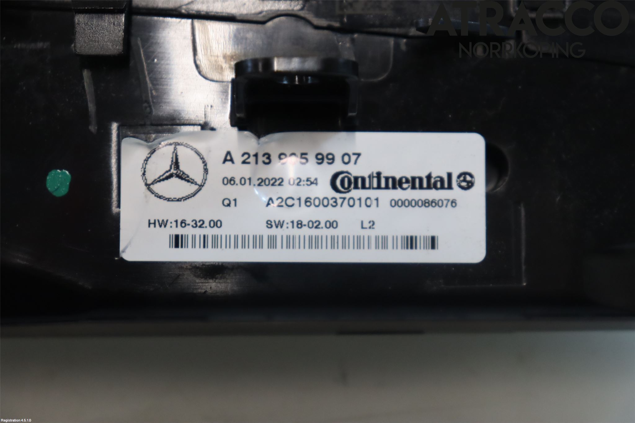 Mercedes-Benz MB E-KLASS (W213) 16-23 Värmereglage