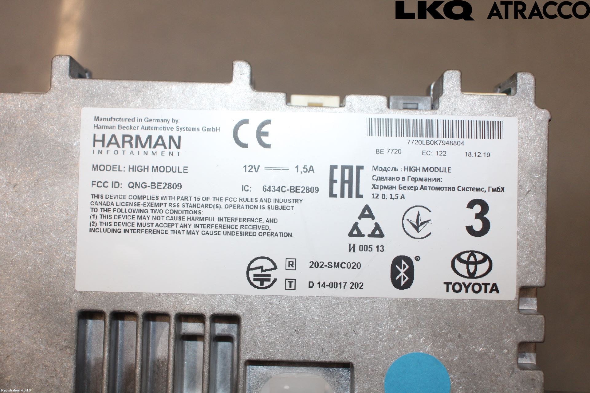 Toyota RAV4 13-18 Cd Radio - Multimediapanel