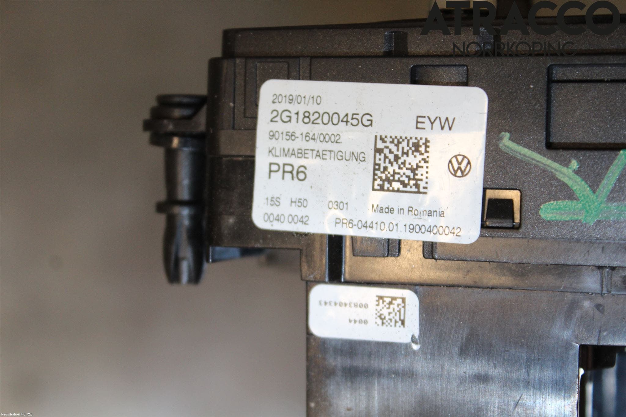 Volkswagen VW POLO VI 18->> Värmereglage