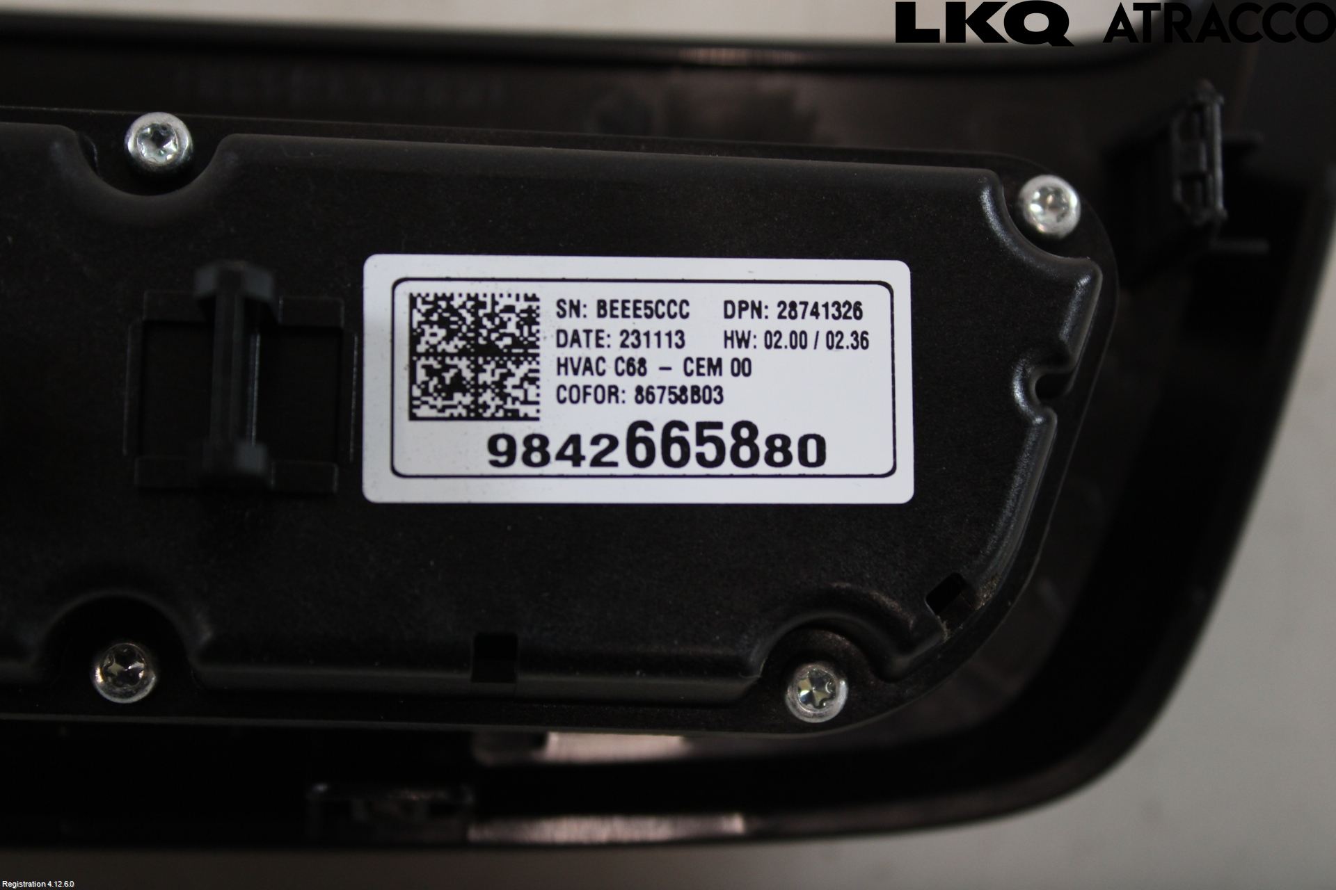 Opel MOKKA 21- Värmereglage