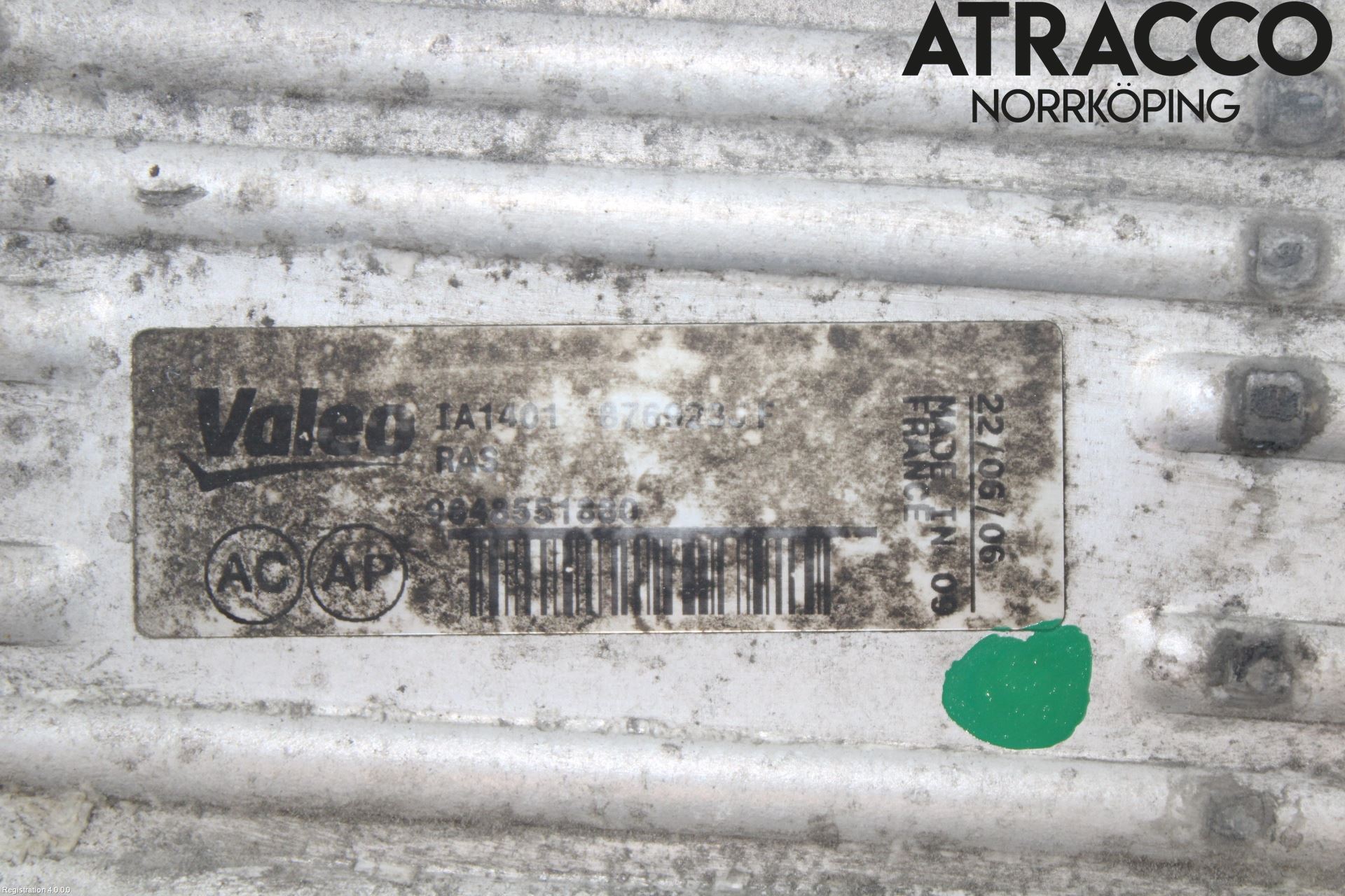 Peugeot 307     05-08 Laddluft-Intercooler Kyl