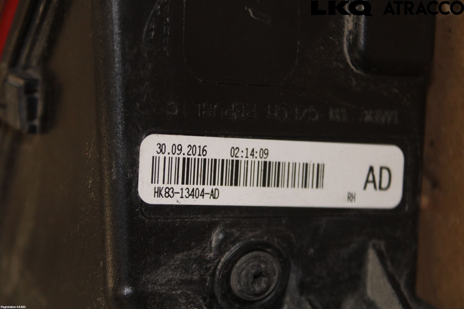 Jaguar F-PACE Bakljus Höger