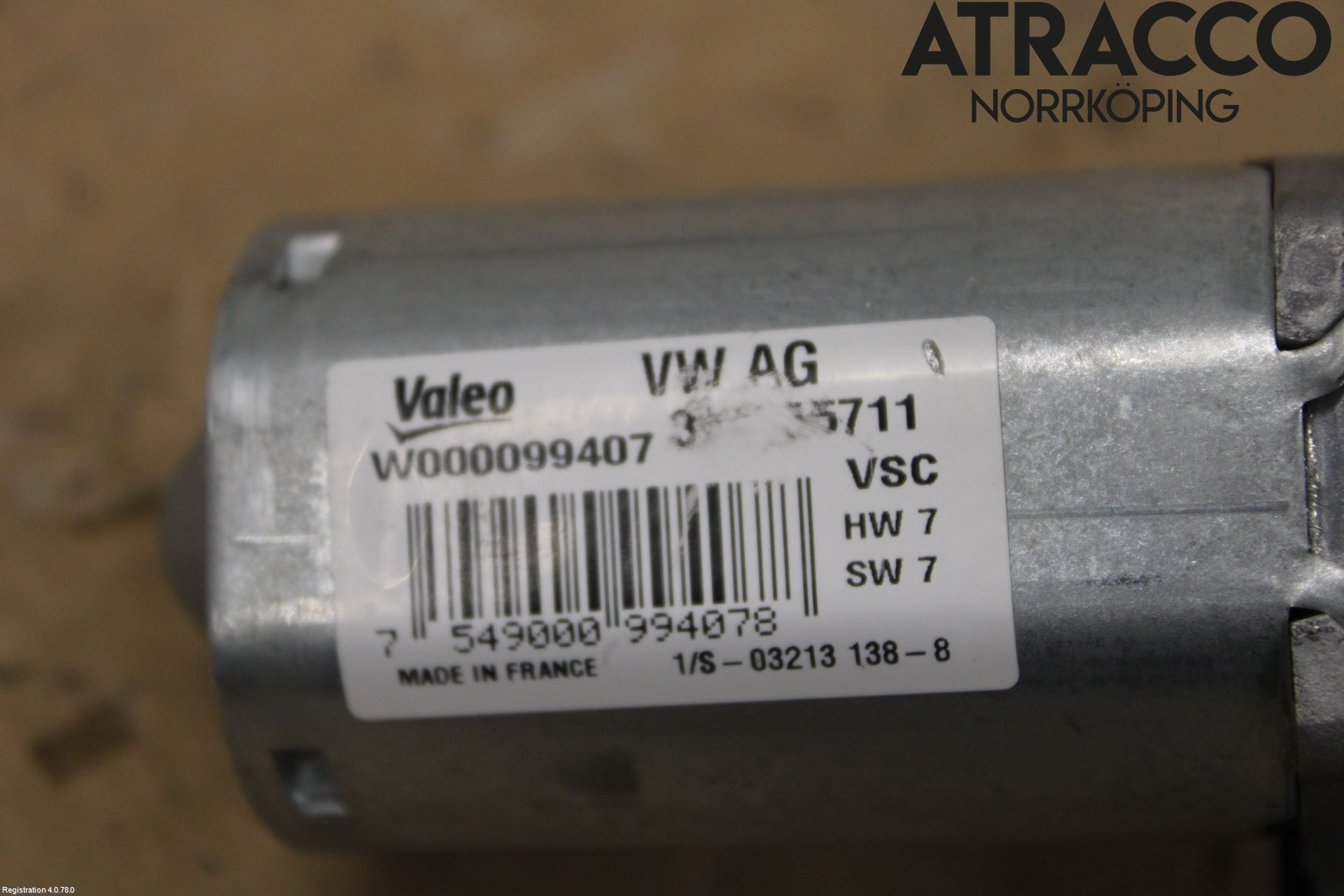 Skoda SUPERB 16-24 Torkarmotor Baklucka