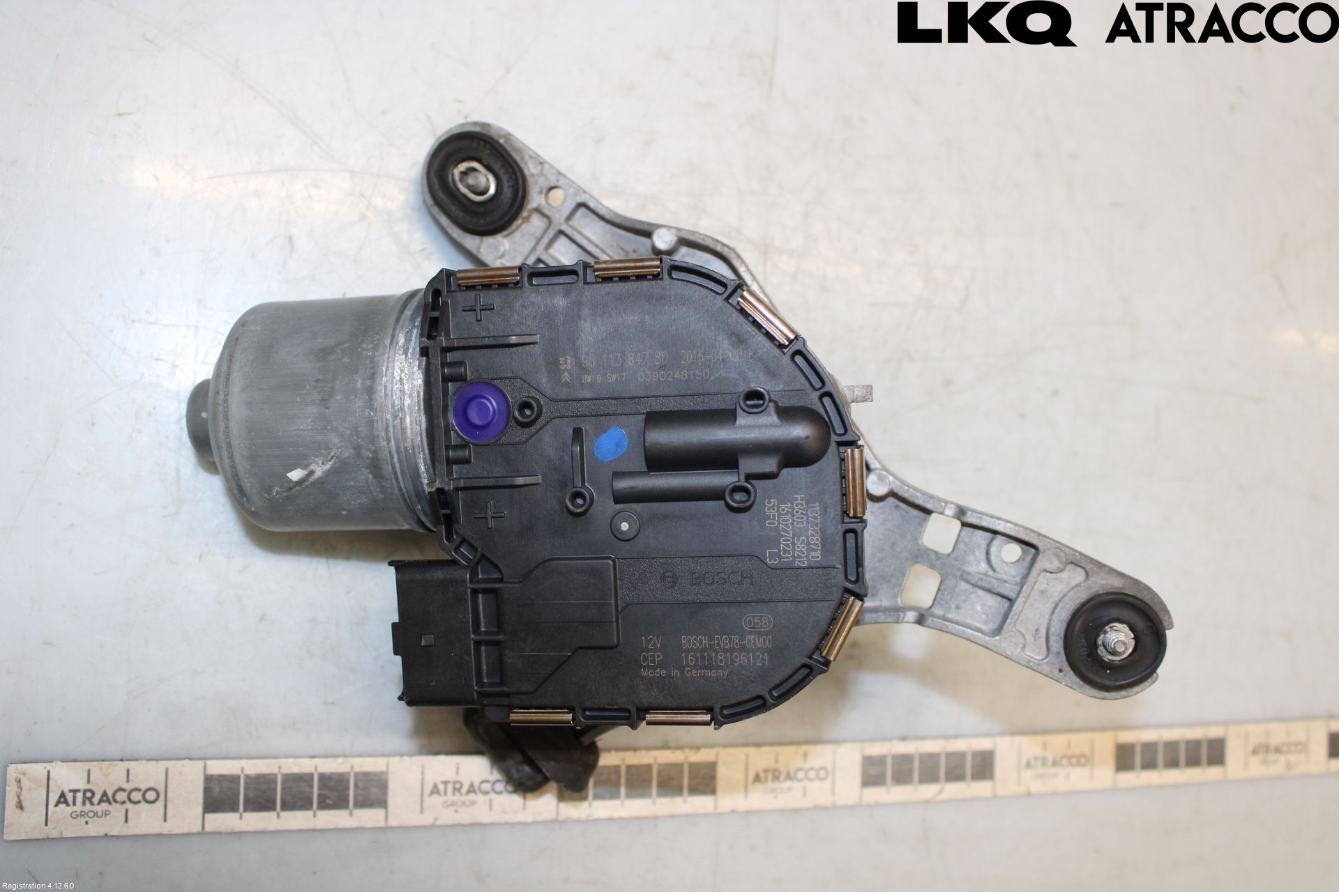 Citroen C4 GRAND PICASSO 14-18 Torkarmekanism Vindruta