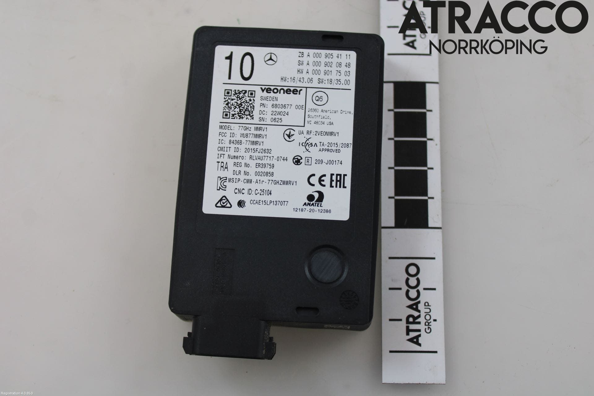 Mercedes-Benz MB AMG GT (C190/R190) 14-22 Sensor Aktivt Kollisionsskydd