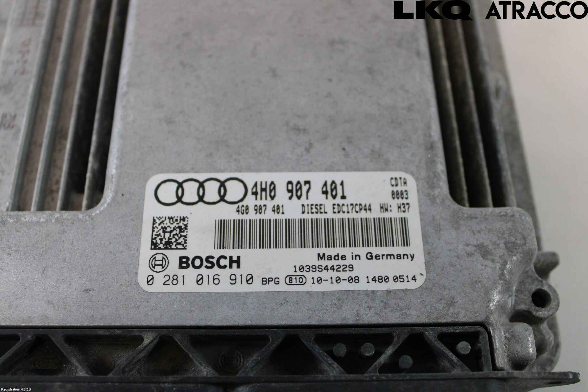 Audi A8/S8 4H 10-17 Styrenhet Inspump Diesel