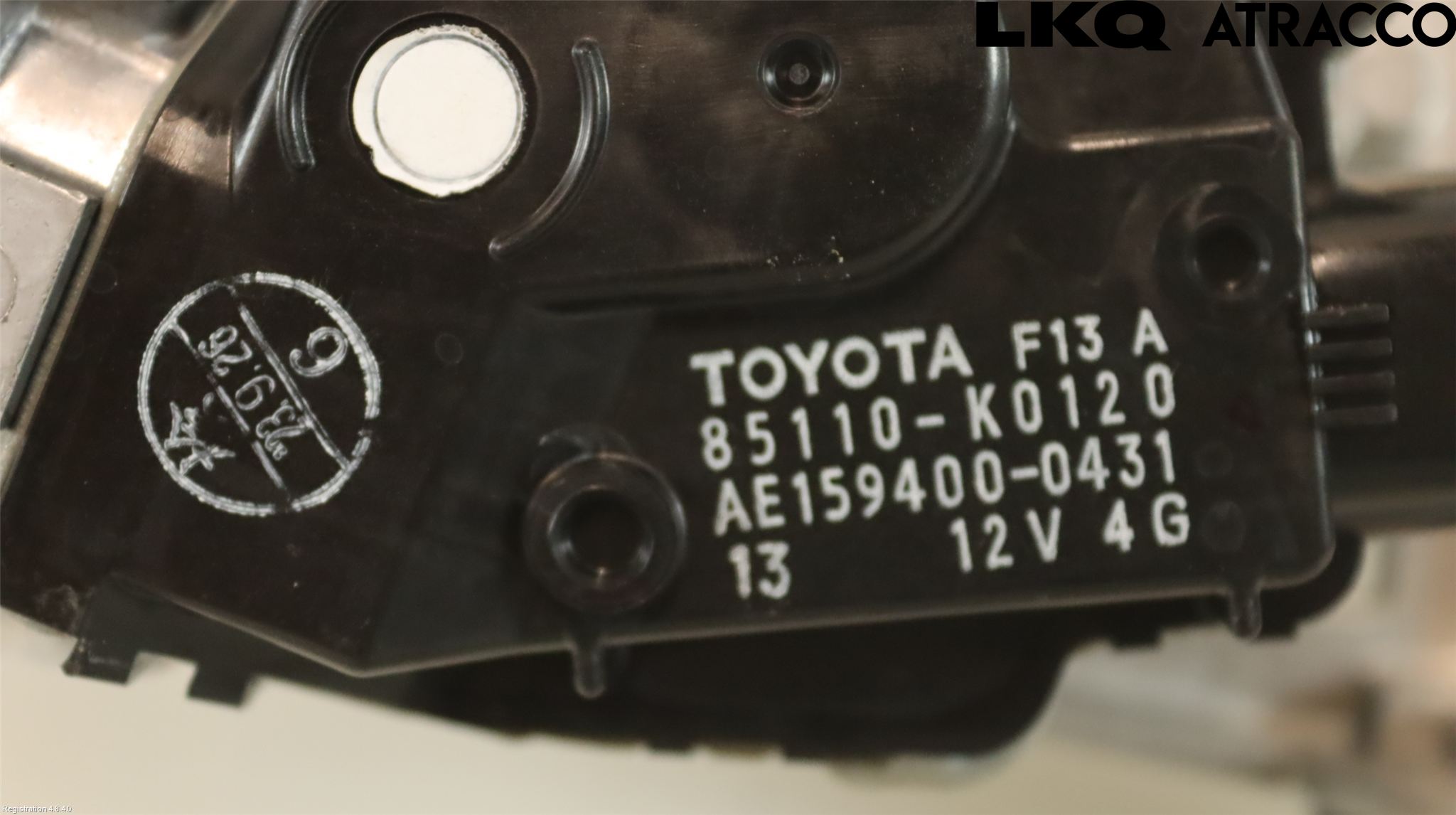 Toyota YARIS XP21 20- Torkarmekanism Vindruta