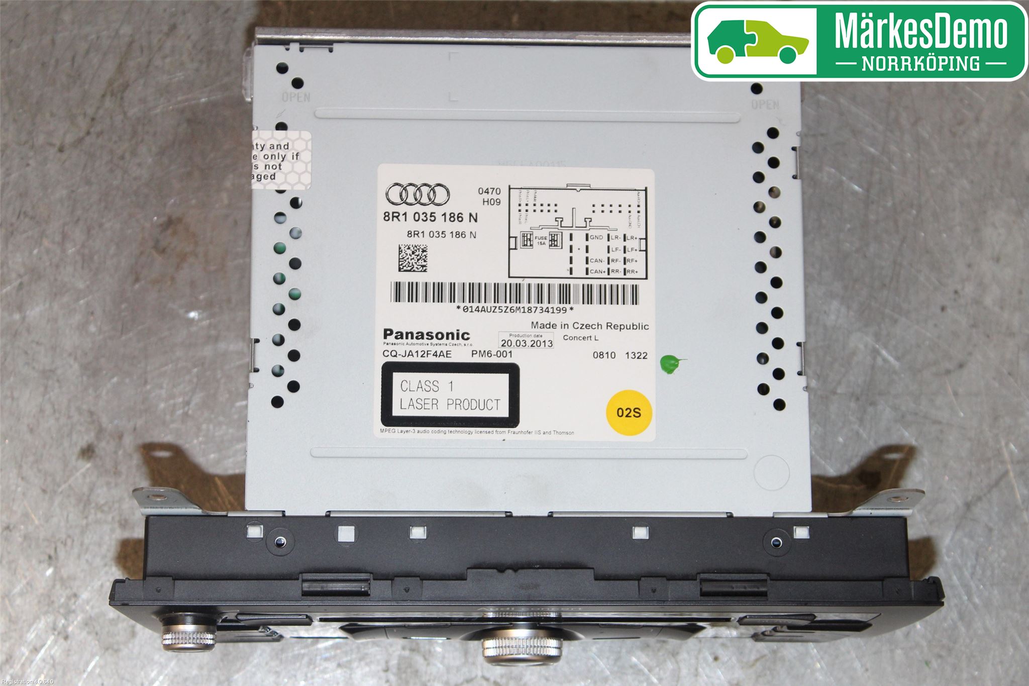 Audi Q5 09-16 Cd Radio - Multimediapanel