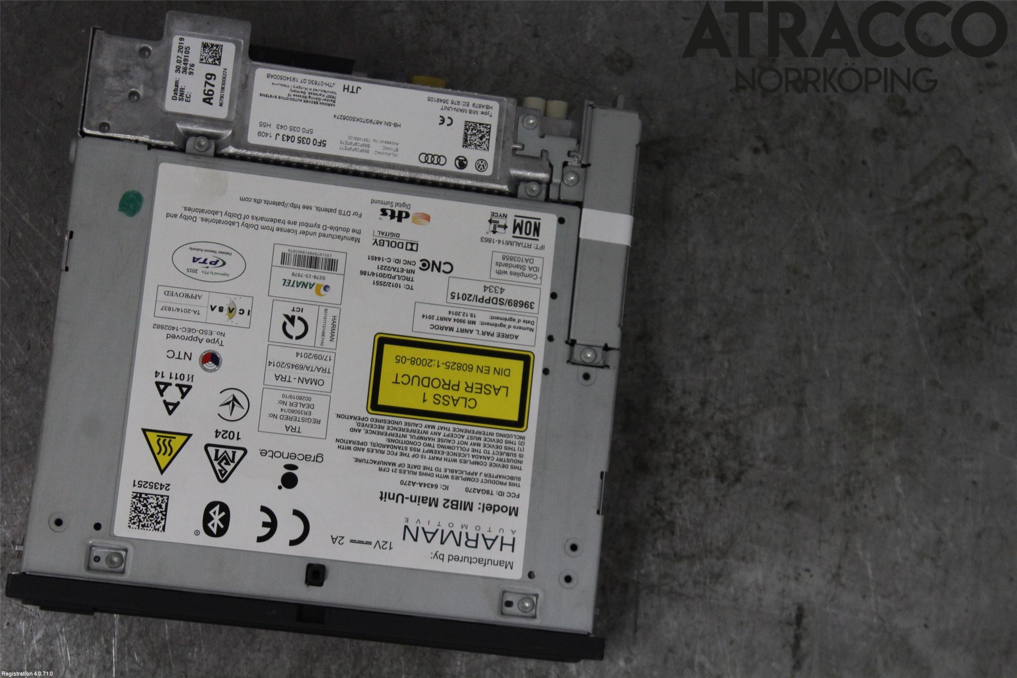 Cupra ATECA 19- Cd Radio - Multimediapanel