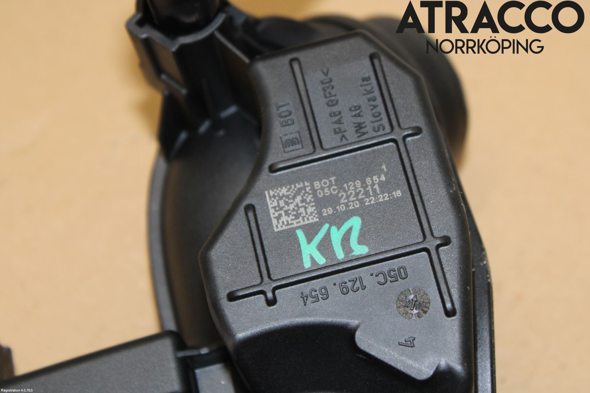 Volkswagen VW GOLF / E-GOLF VIII 20- Grenrör Insug