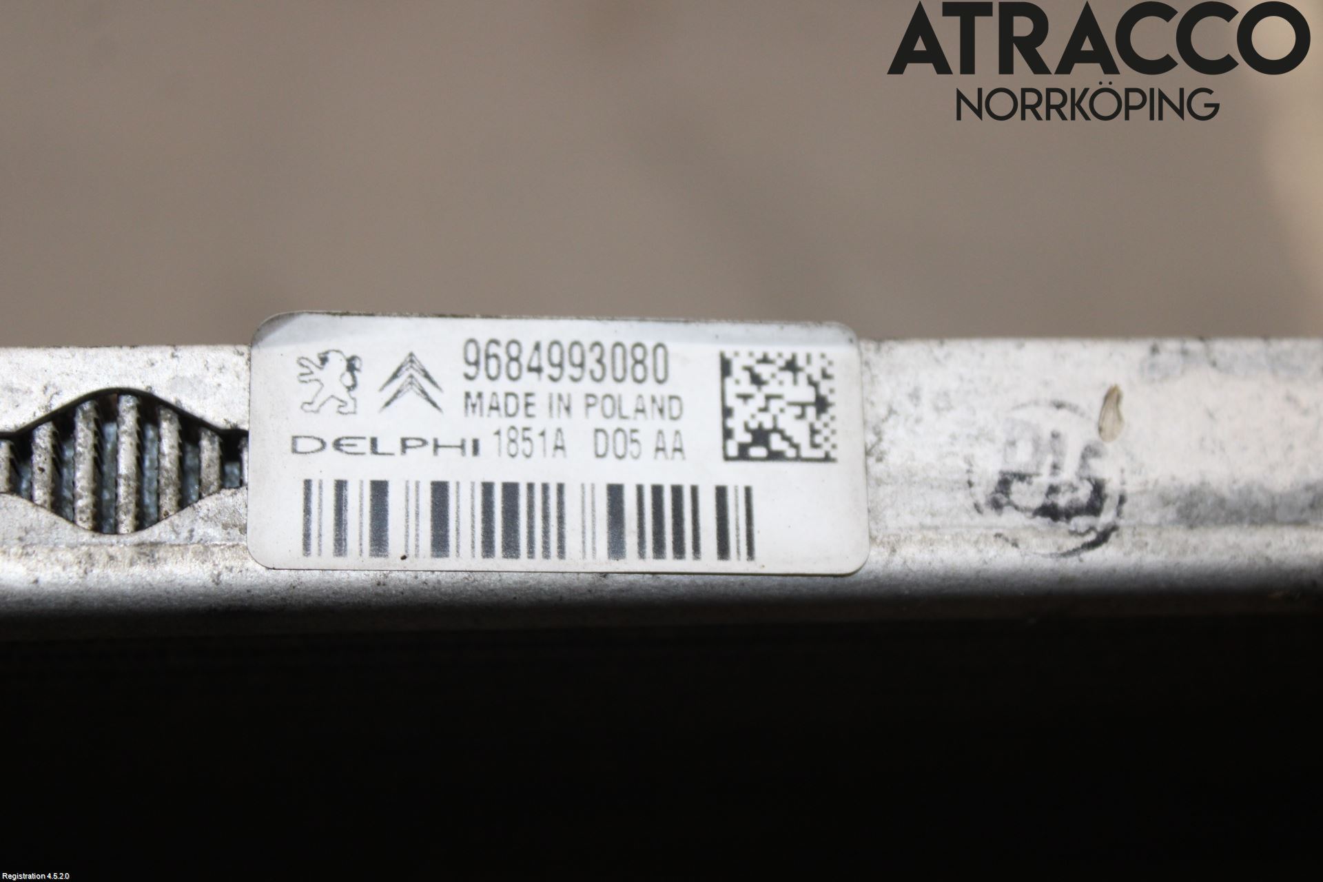 Peugeot 508 11-18 Ac Kondensor-Kylare