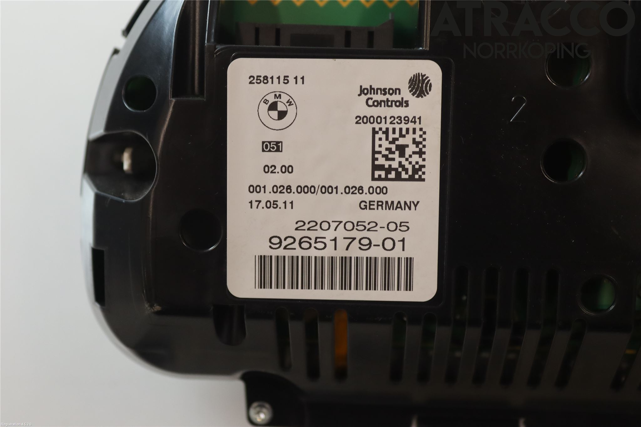 BMW 5 F10/F11/F18 09-17 Instrument Komb