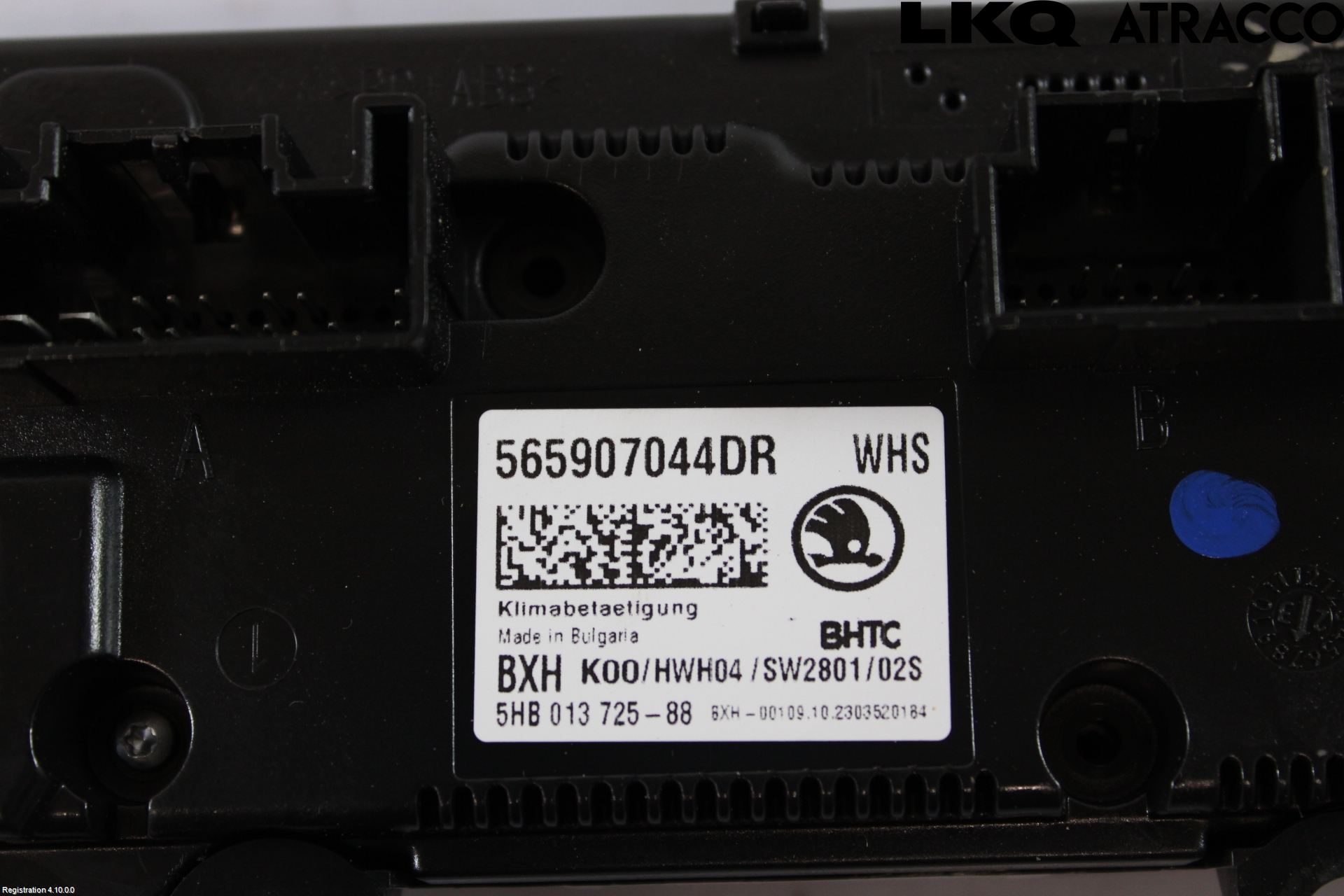 Skoda KAROQ 18- Värmereglage