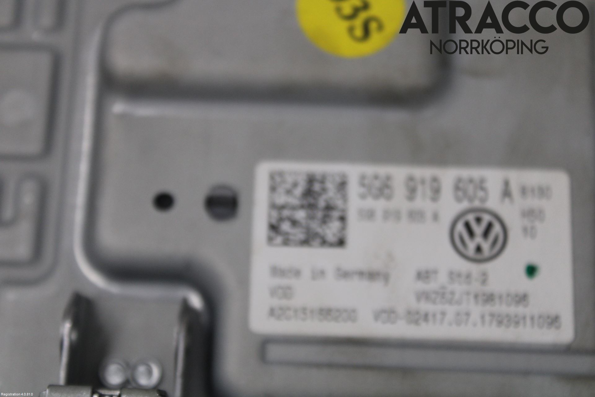 Volkswagen VW GOLF / E-GOLF VII 13-20 Multifunktionsdisplay