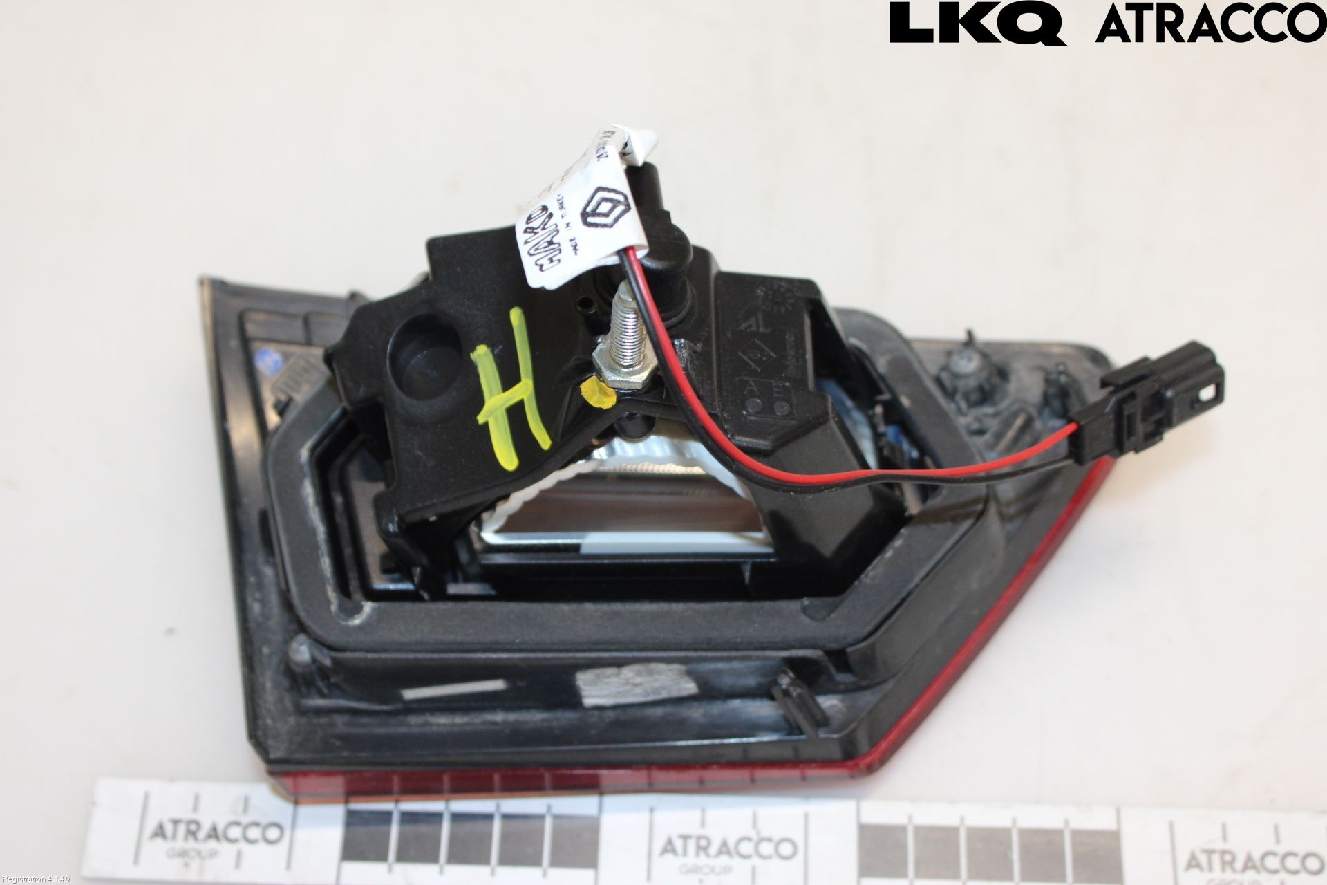 Renault CLIO IV 12-16 Bakljus Lucka Hö