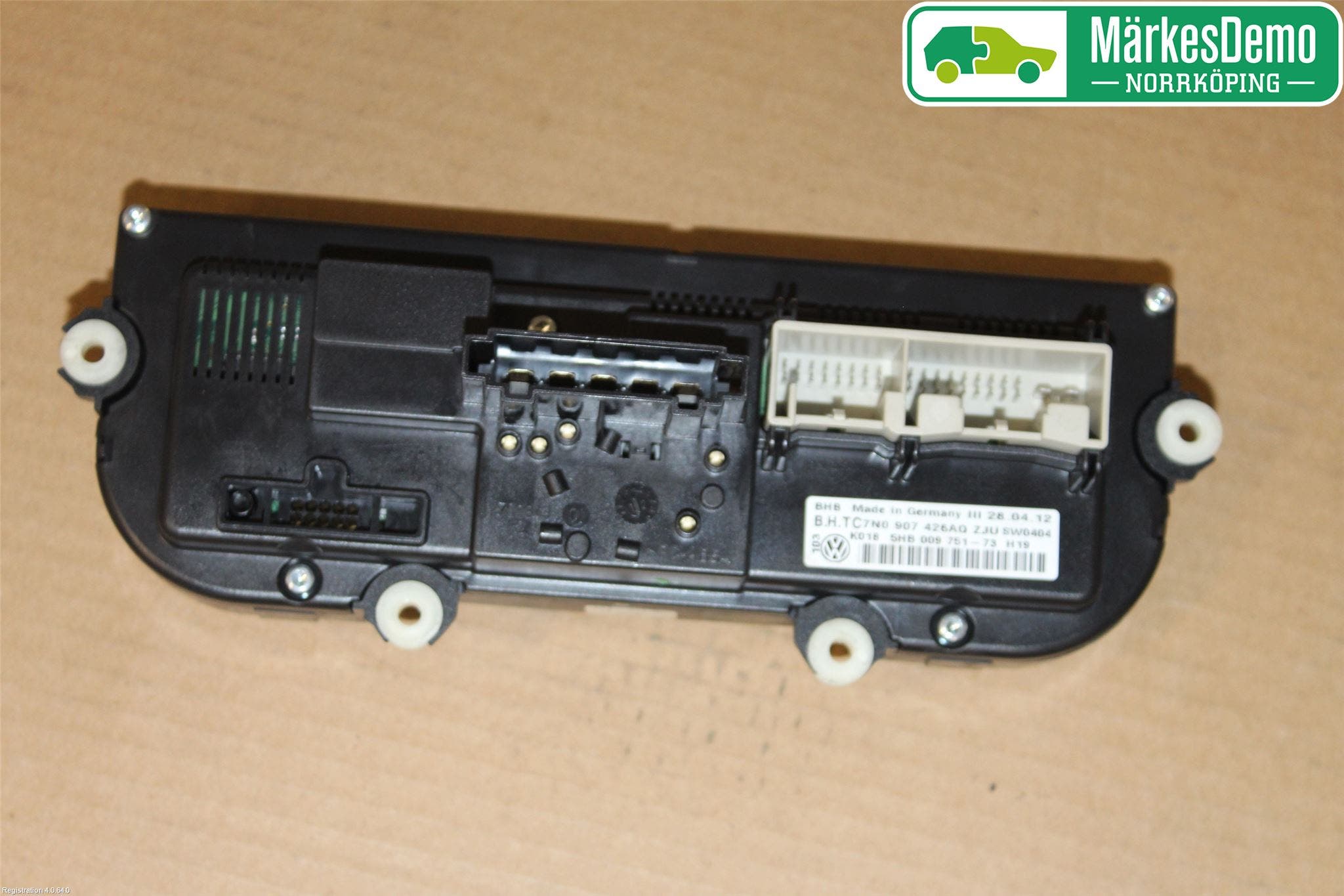 Volkswagen VW CADDY 11-15 Värmereglage