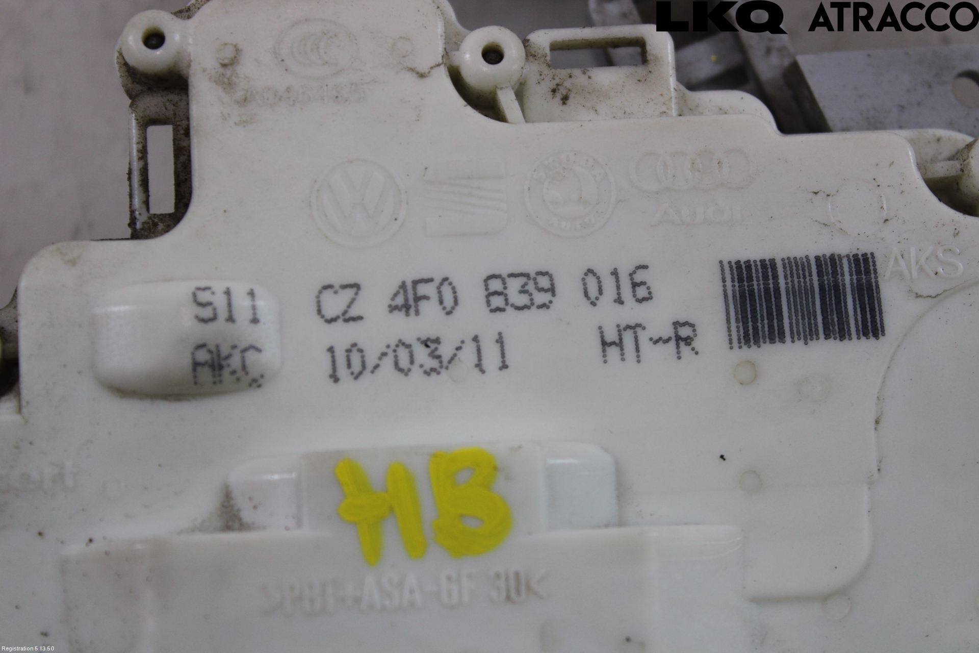 Audi A3/S3 05-13 Låskista-Dörrlås