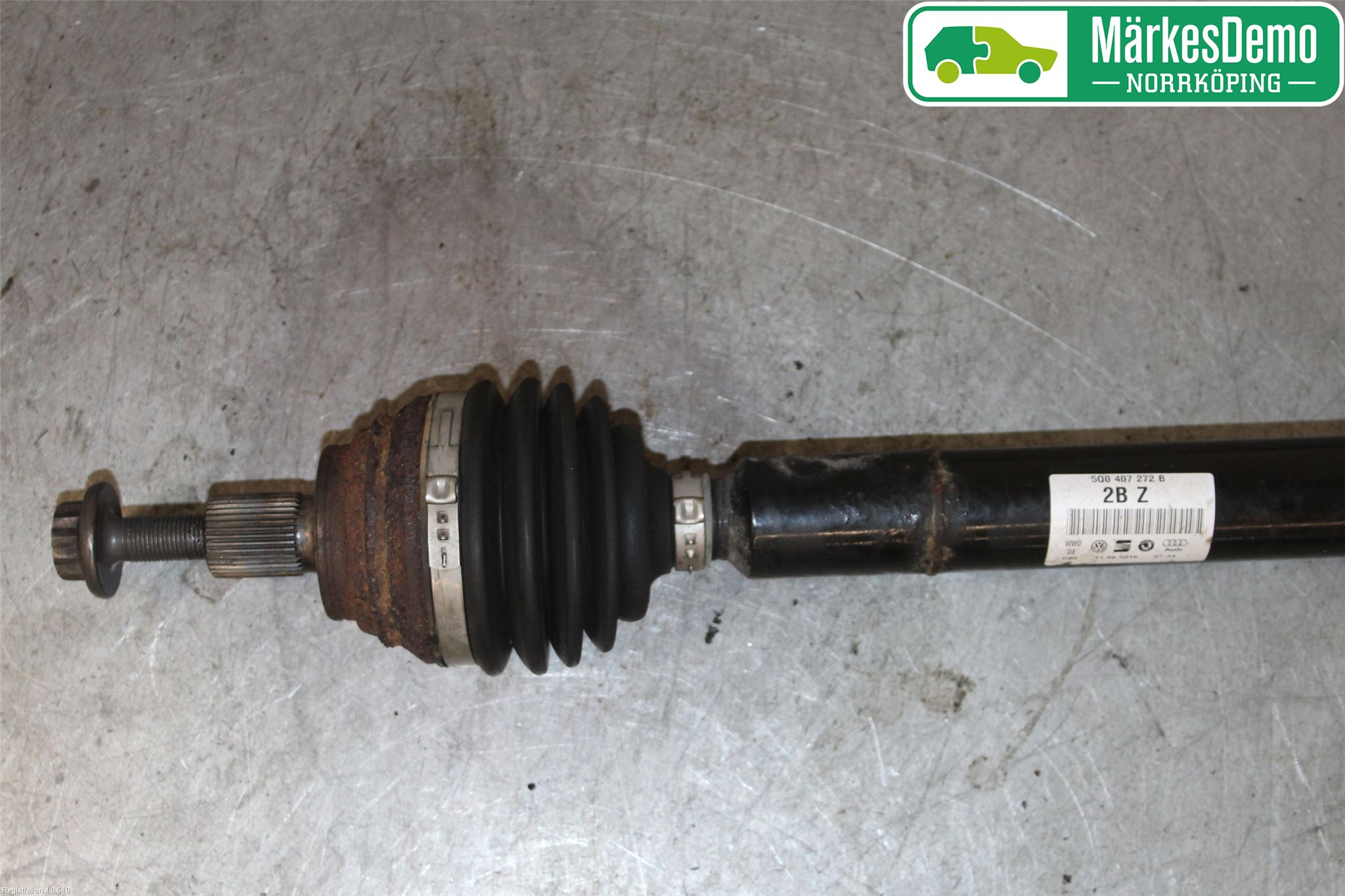Volkswagen VW GOLF / E-GOLF VII 13-20 Drivaxel Fram Höger