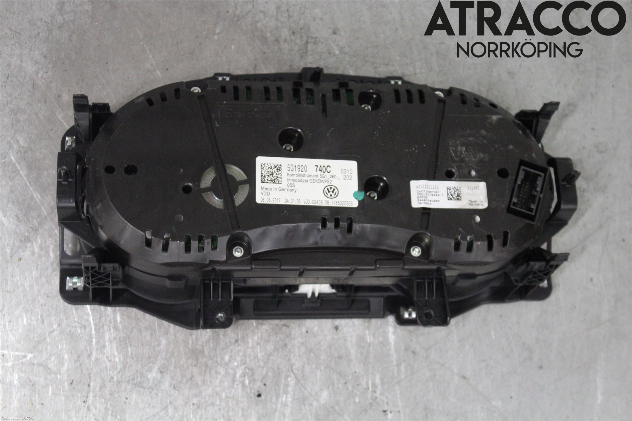 Volkswagen VW GOLF / E-GOLF VII 13-20 Instrument Komb
