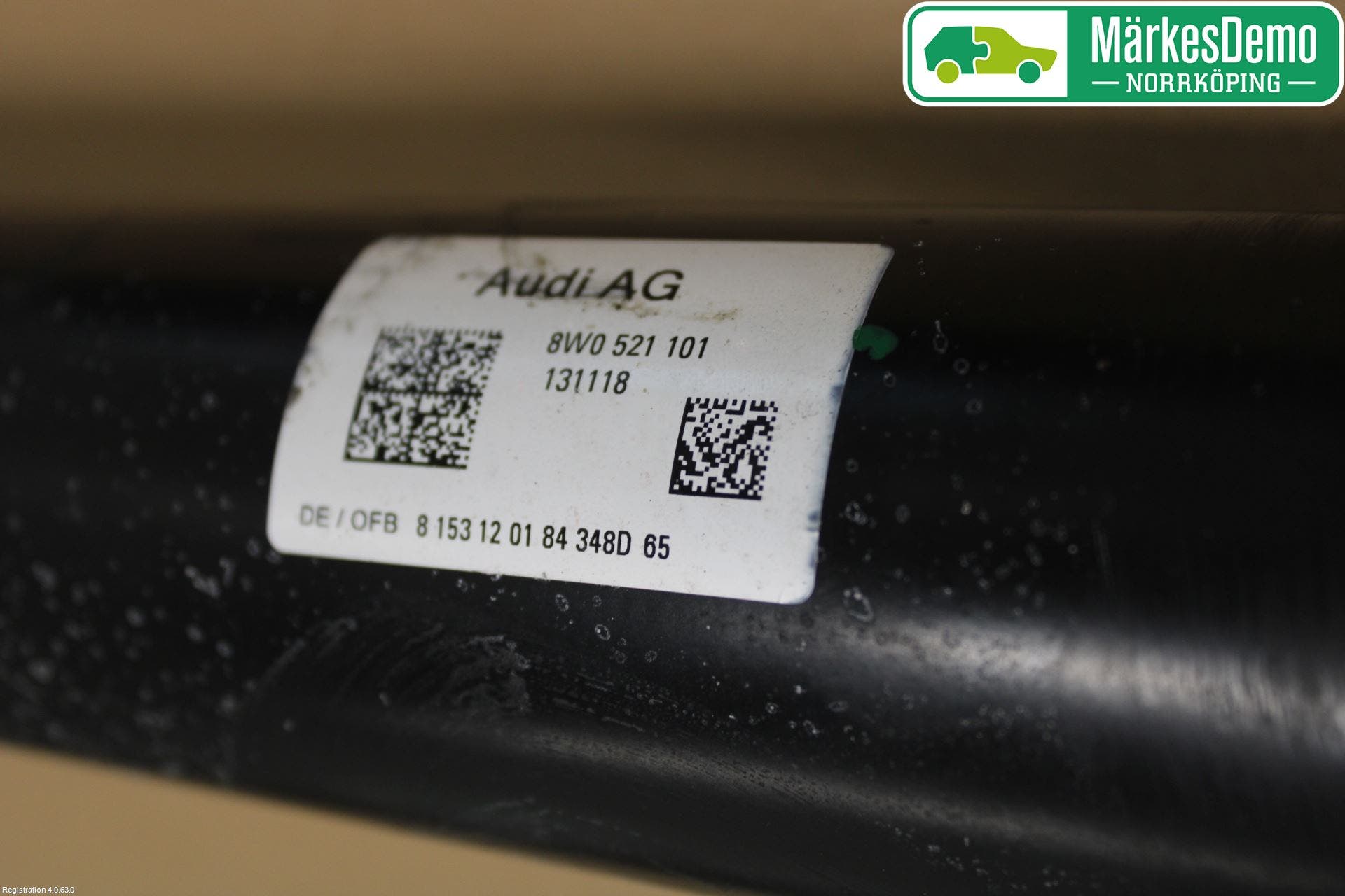 Audi A4/S4 B9 20- Mellanaxel Komp