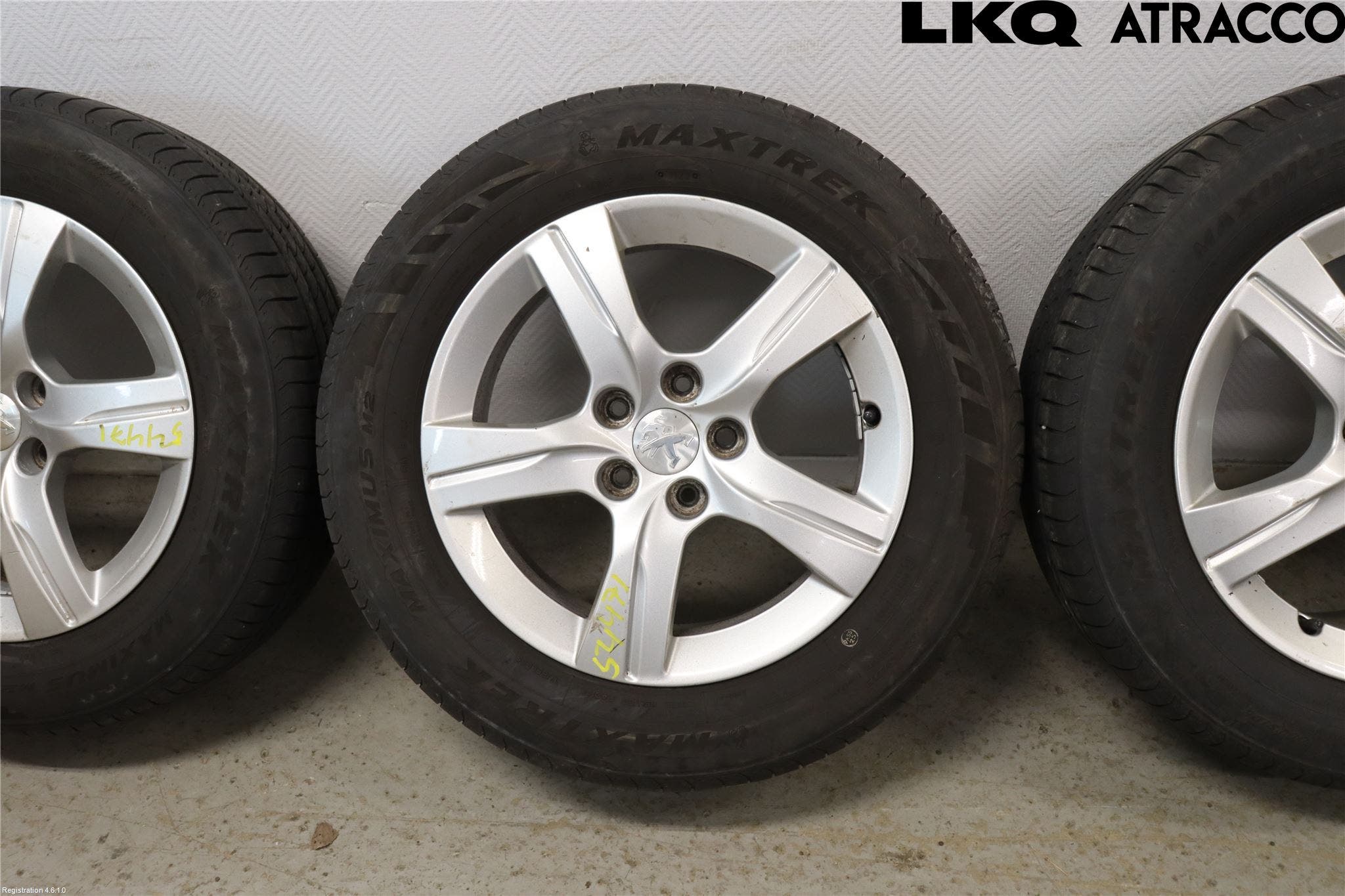 Peugeot 508 11-18 Sommardäck Alumfälg 4St