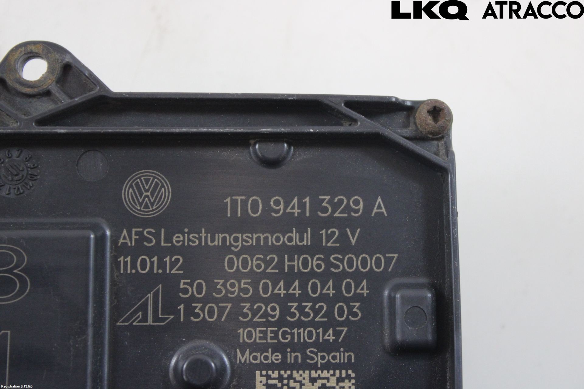Volkswagen VW TOURAN 10-15 Styrenhet Strålkastare