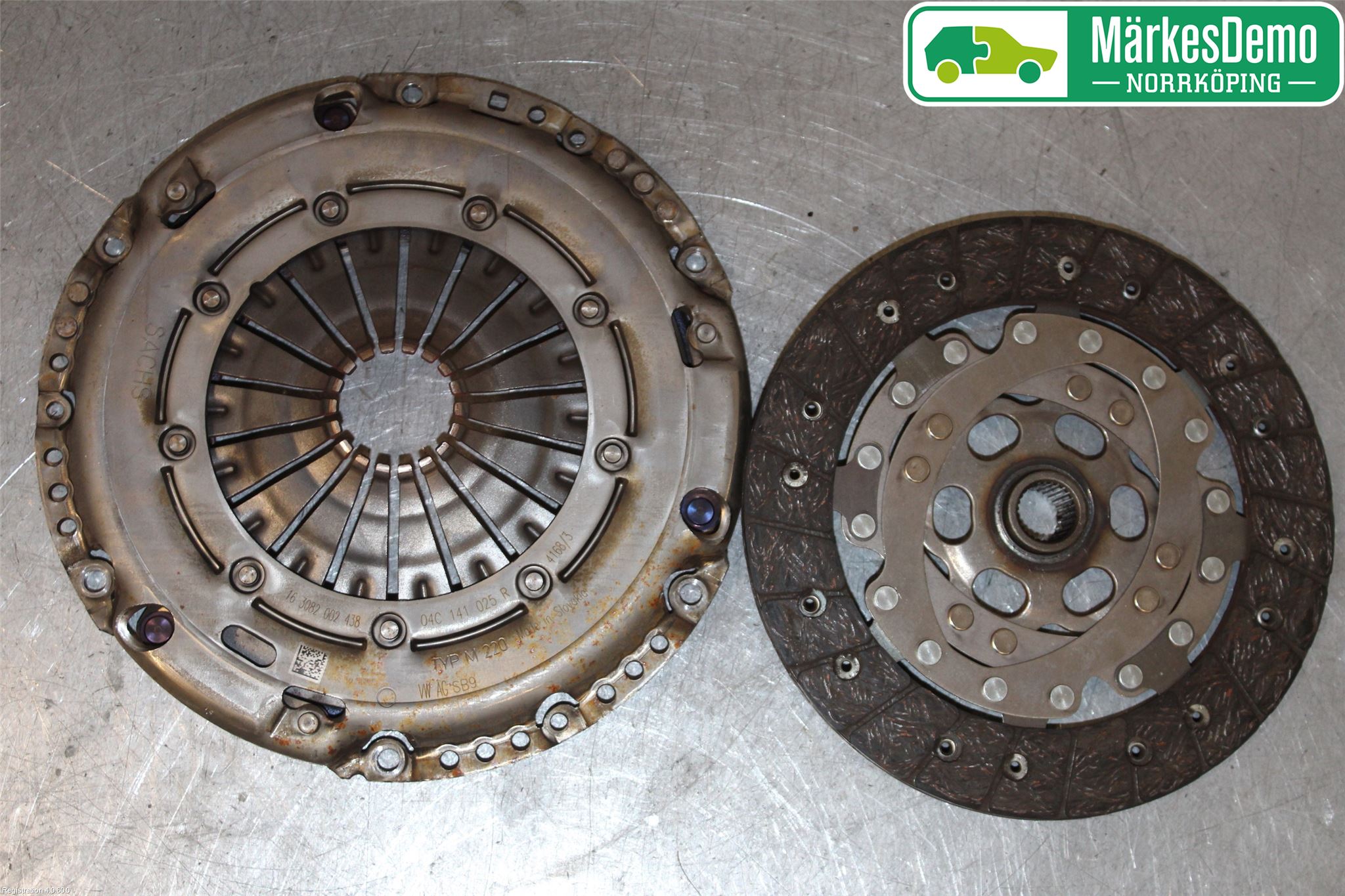 Volkswagen VW GOLF / E-GOLF VII 13-20 Koppling Tryckplatta