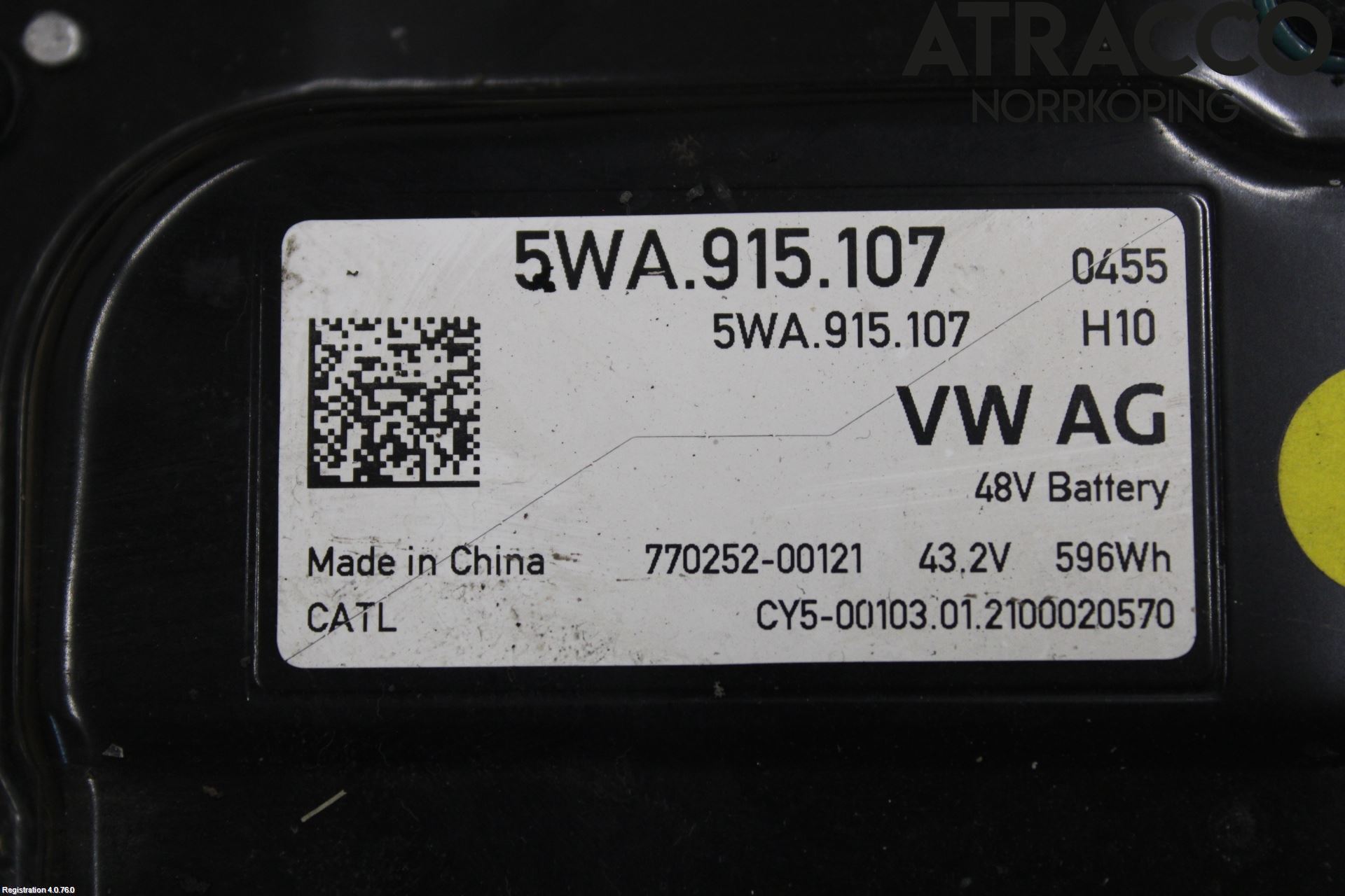 Audi A3/S3 8Y 21- Batteri Högspänning